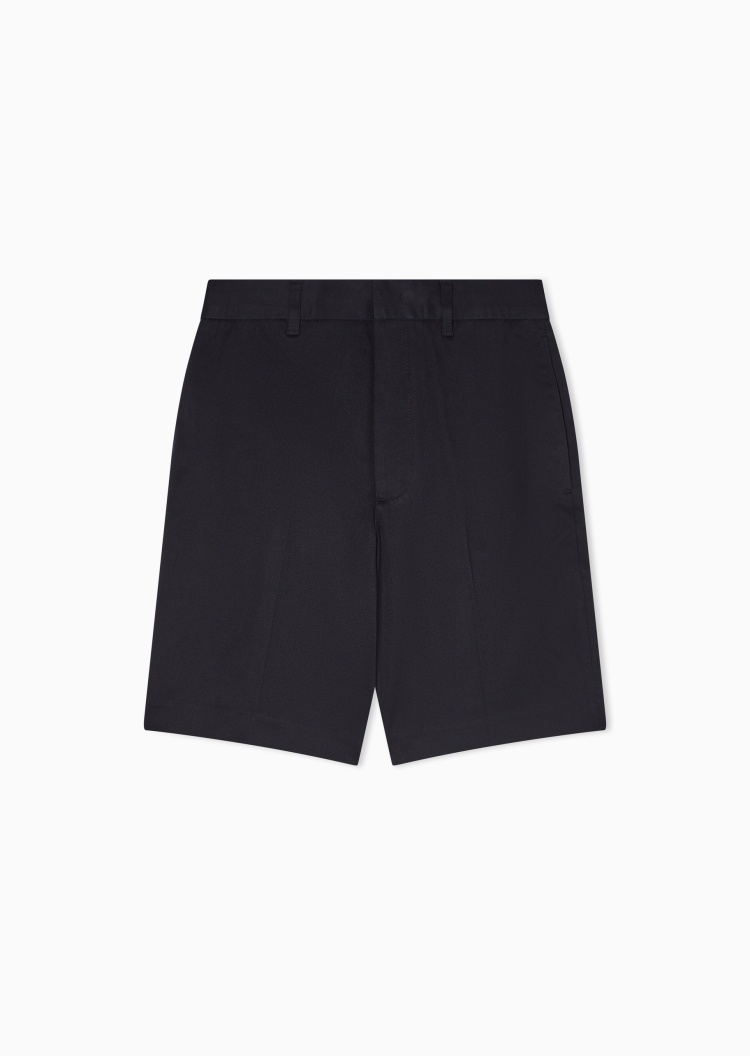 Emporio Armani 男士微弹直筒休闲都市百慕大短裤