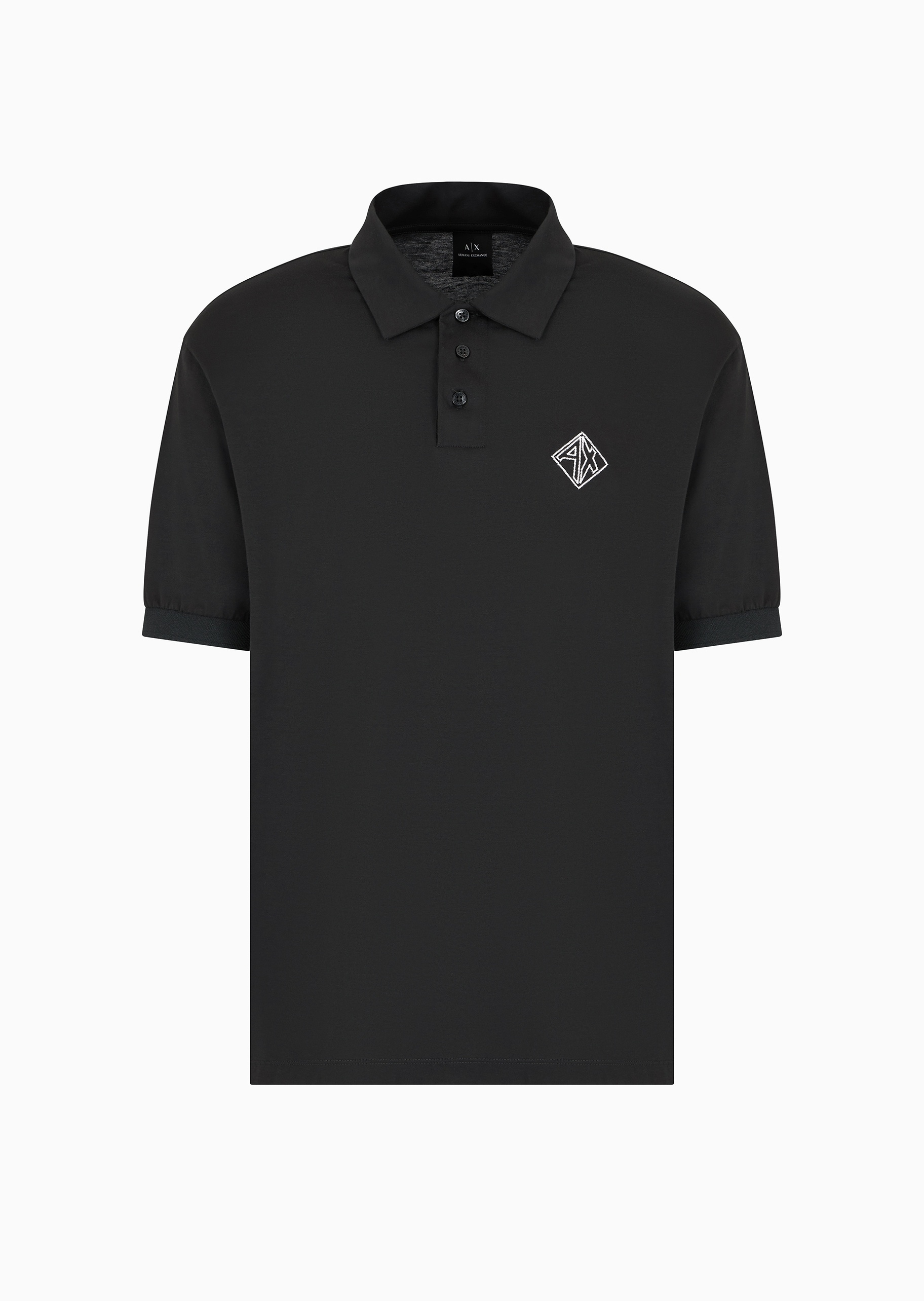 ARMANI EXCHANGE 男士全棉宽松短袖翻领休闲多色Polo衫