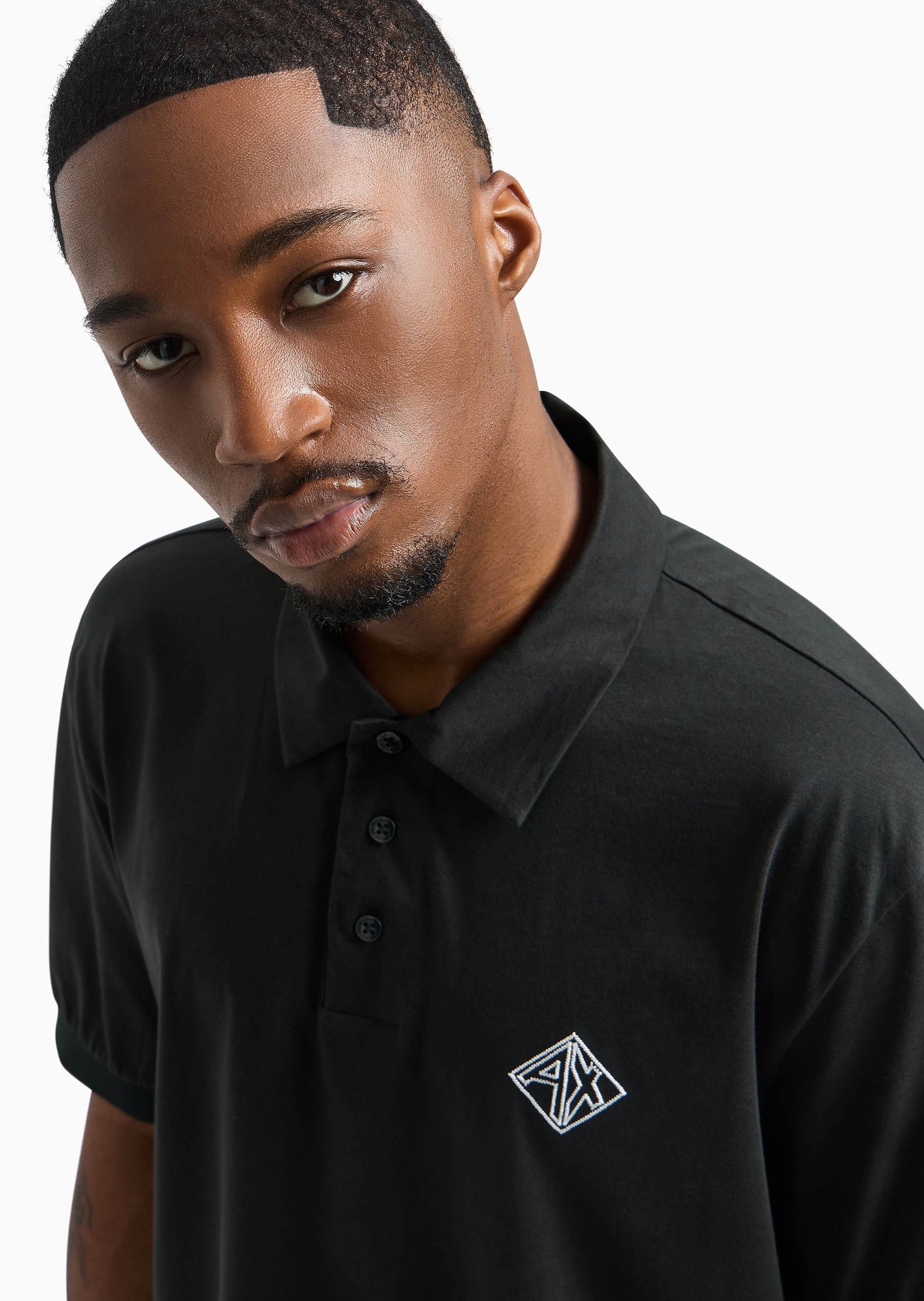 ARMANI EXCHANGE 男士全棉宽松短袖翻领休闲多色Polo衫
