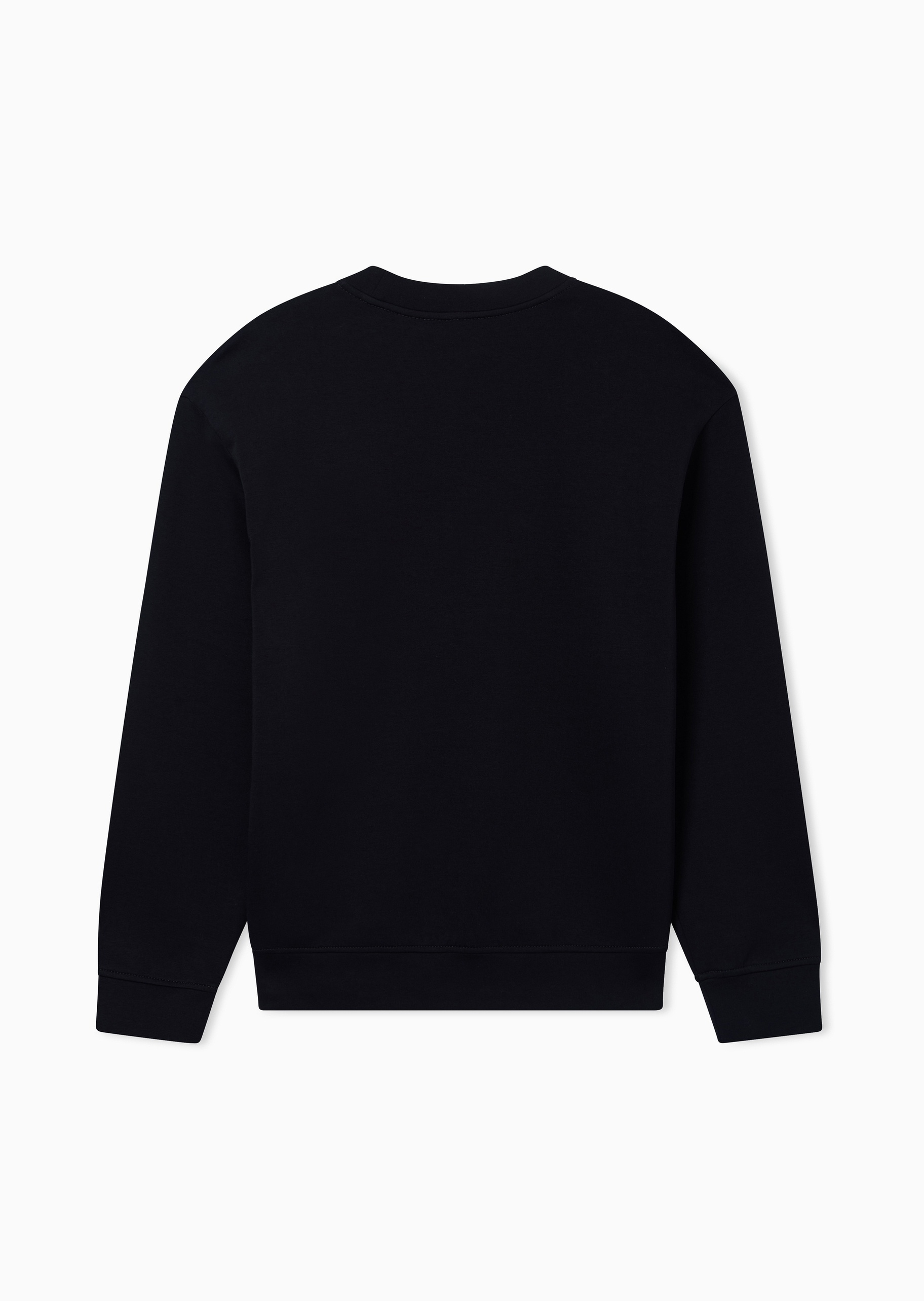 ARMANI EXCHANGE 男士合身长袖圆领刺绣休闲套头卫衣