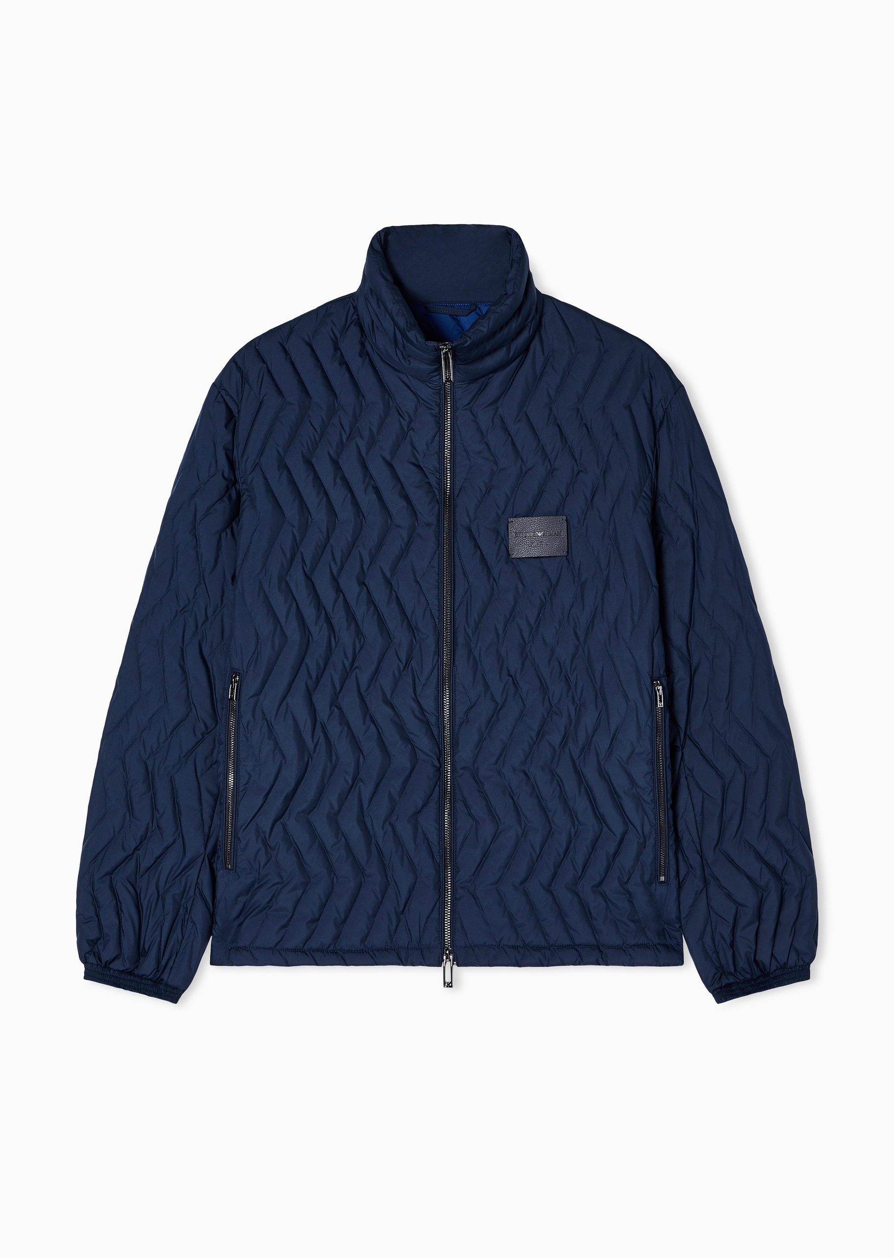 Emporio Armani 男士80白鸭绒立领绗缝羽绒服外套