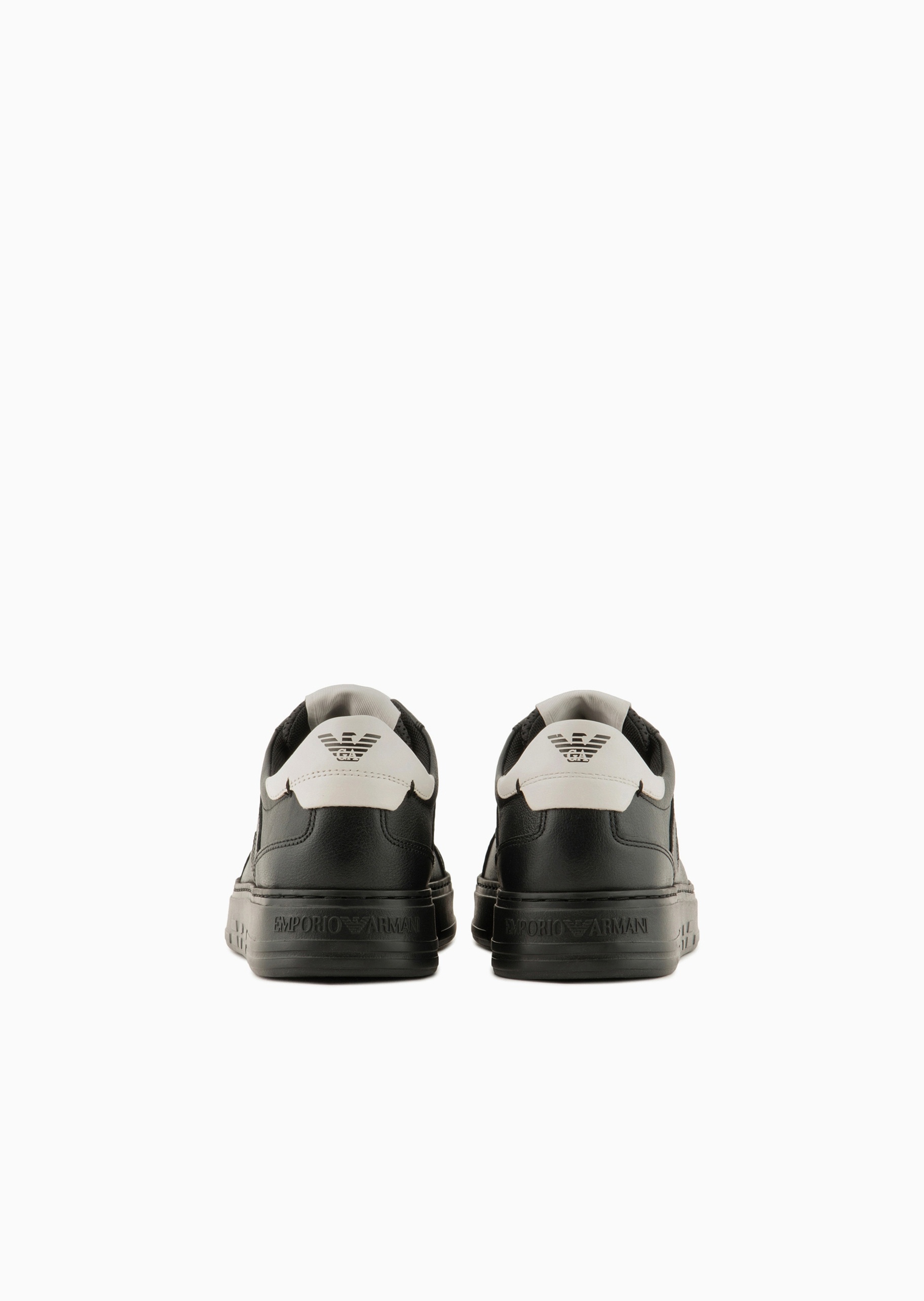 Emporio Armani 男士牛皮剖层革轻户外运动休闲板鞋