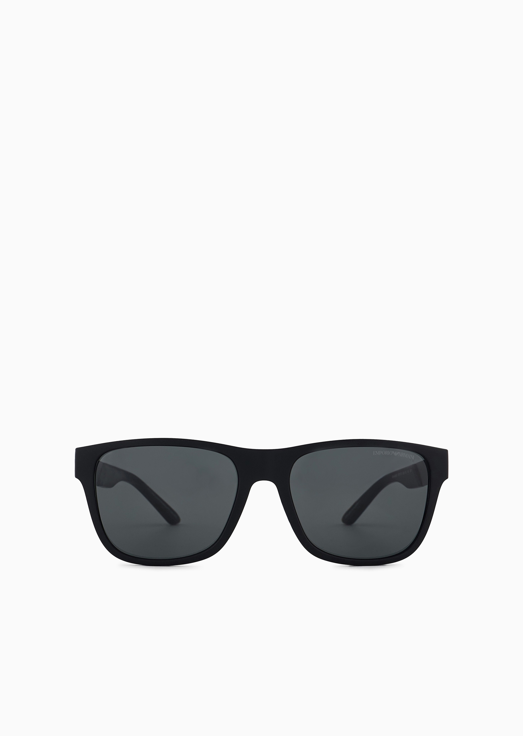 Emporio Armani 男士哑光方形边框都市休闲太阳眼镜