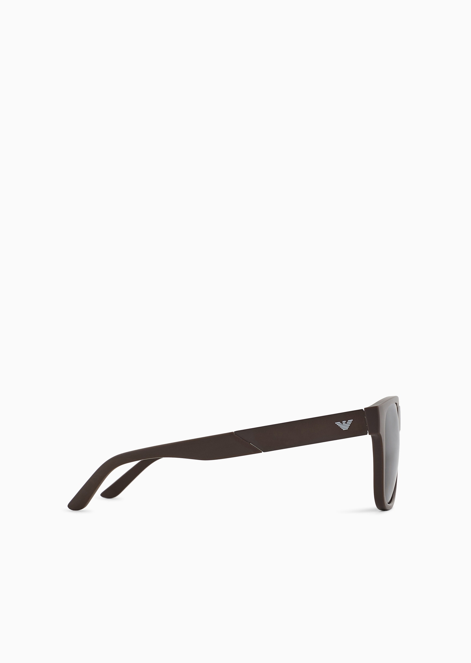 Emporio Armani 男士哑光方形边框都市休闲太阳眼镜