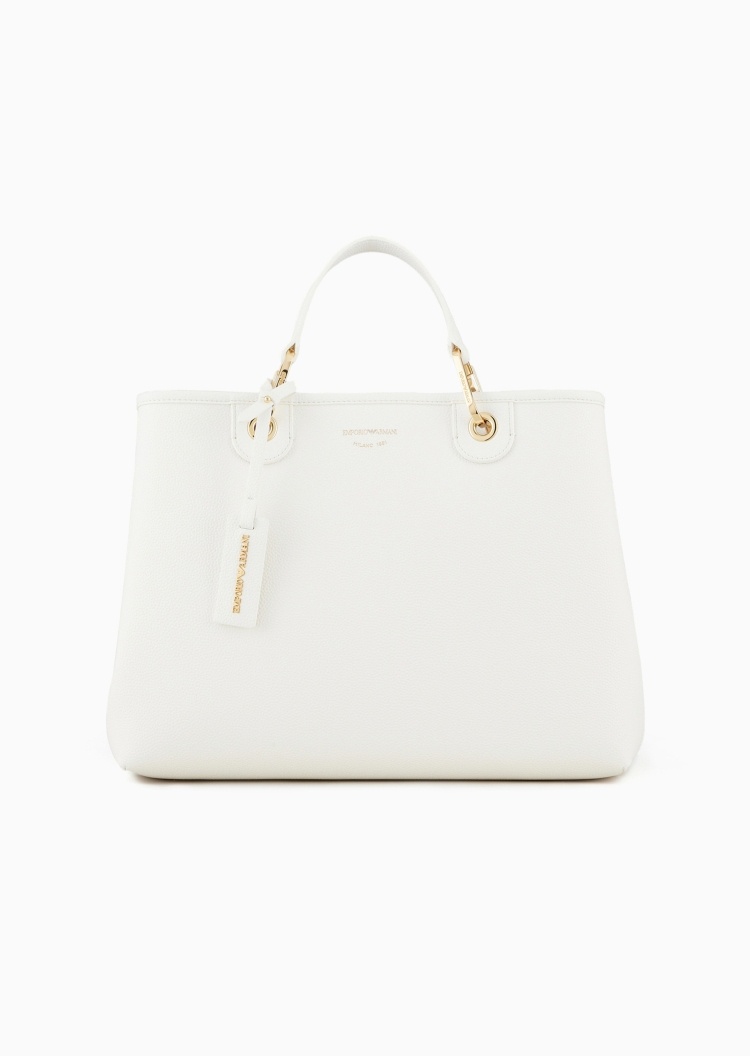 Emporio Armani 女士中号磁扣子母包可拆肩带手提斜挎托特包