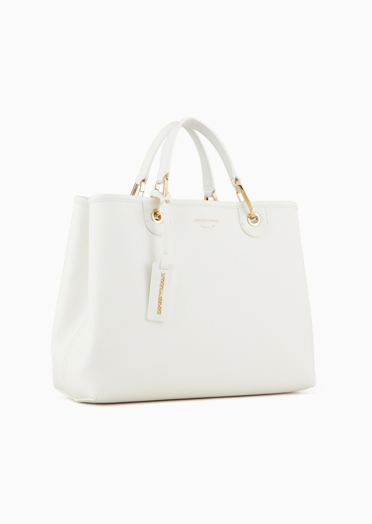 Emporio Armani 女士中号磁扣子母包可拆肩带手提斜挎托特包