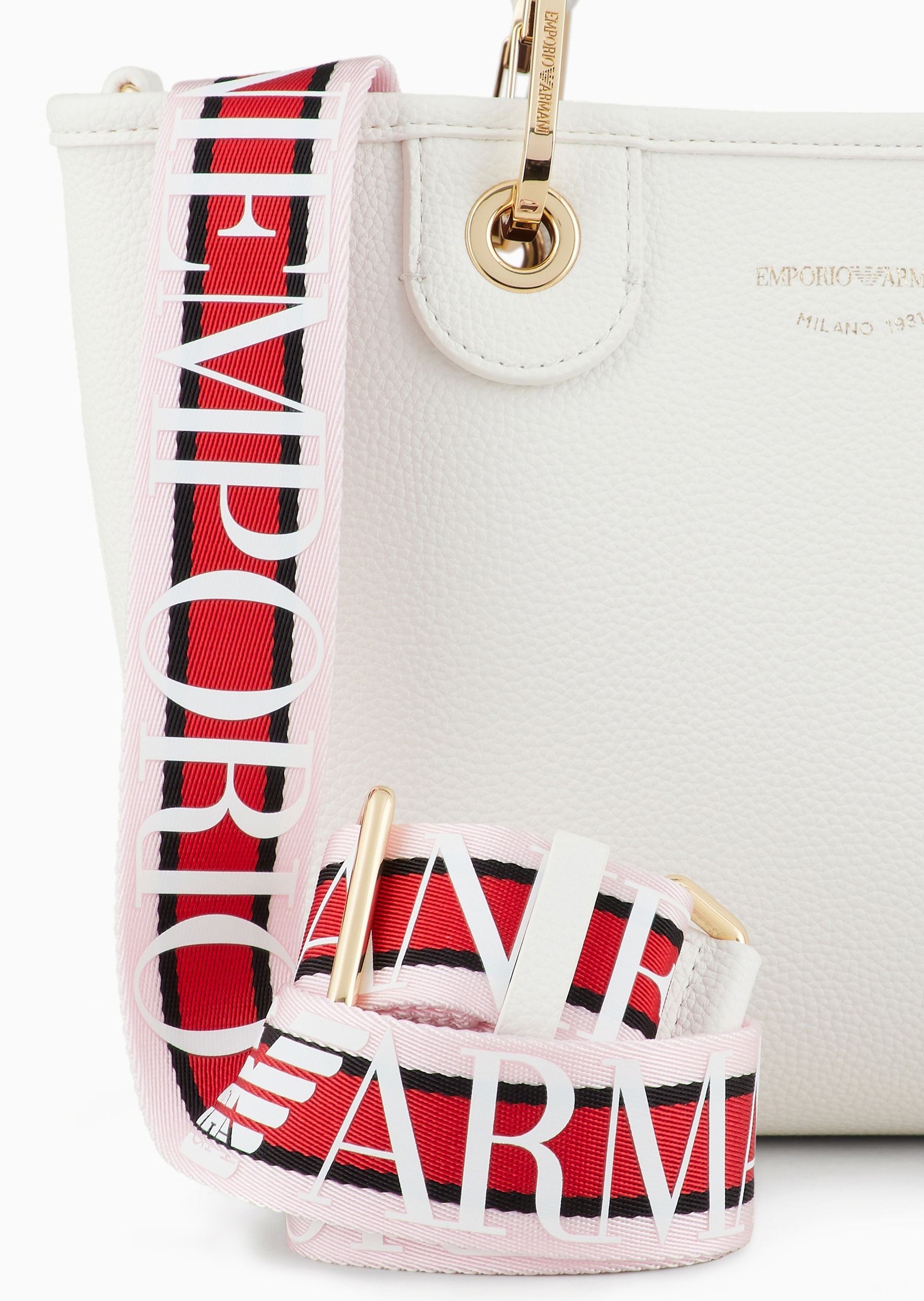 Emporio Armani 女士小号磁扣子母包手提斜挎托特包