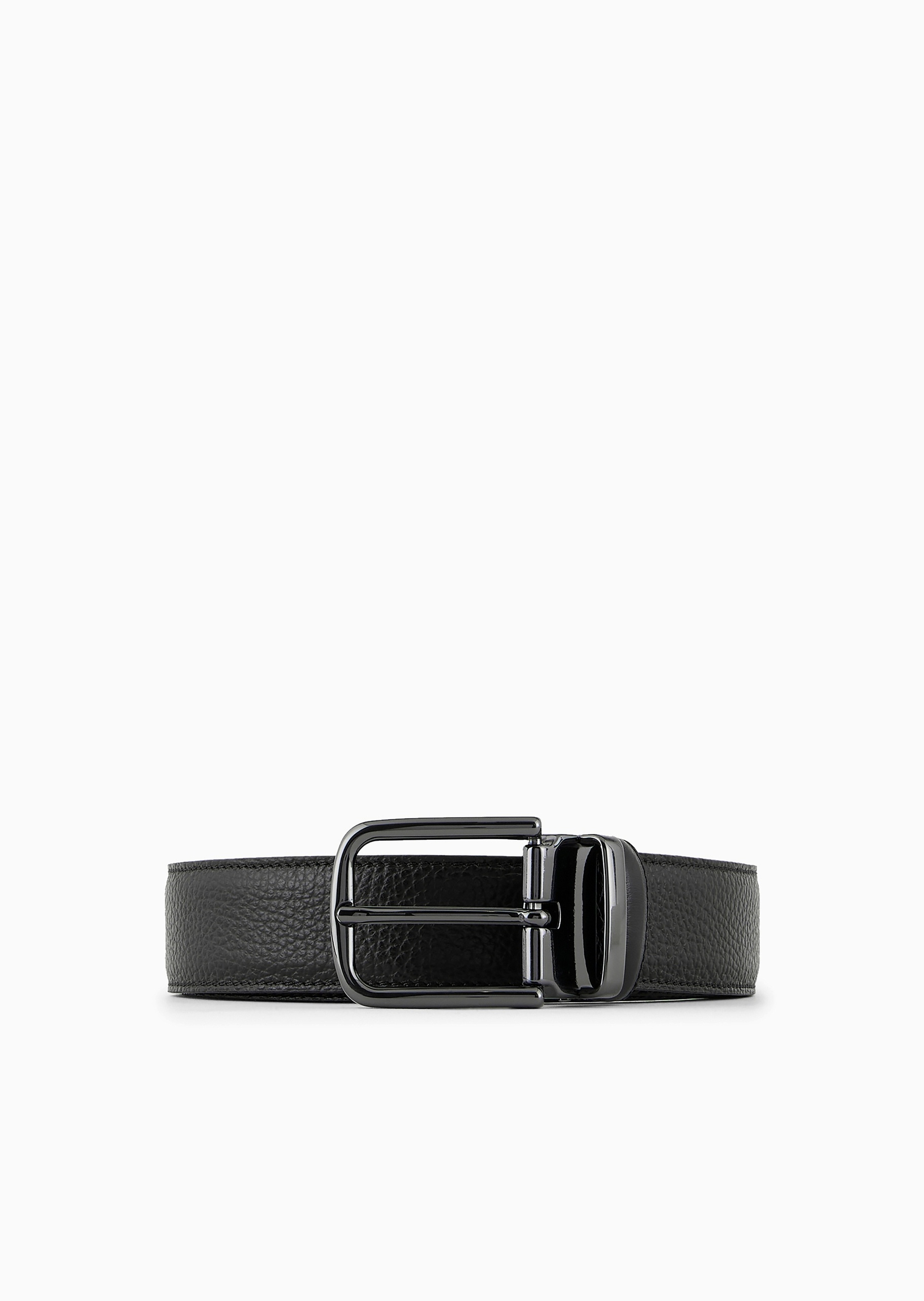 Emporio Armani 正反两用皮革针扣腰带