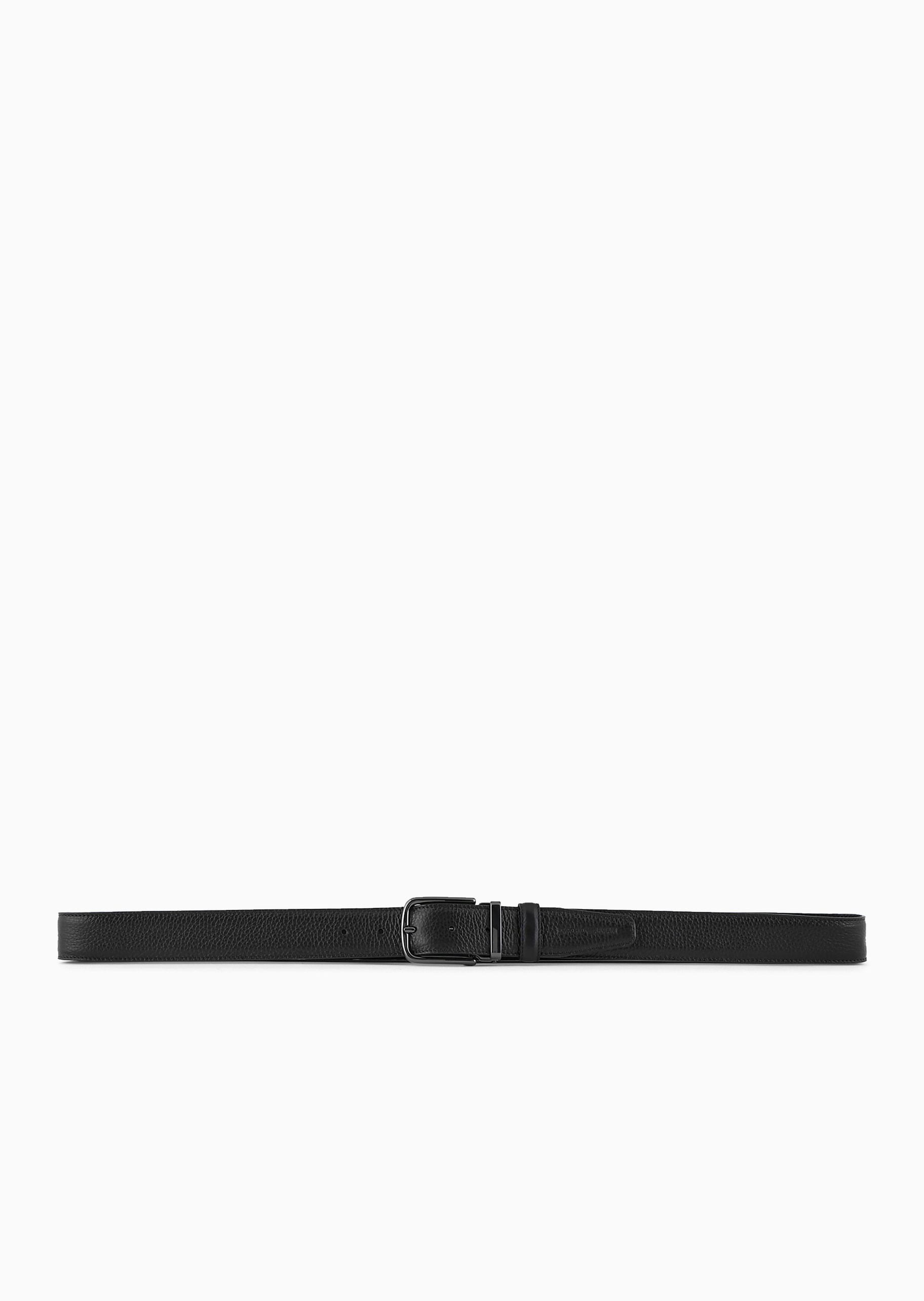 Emporio Armani 正反两用皮革针扣腰带