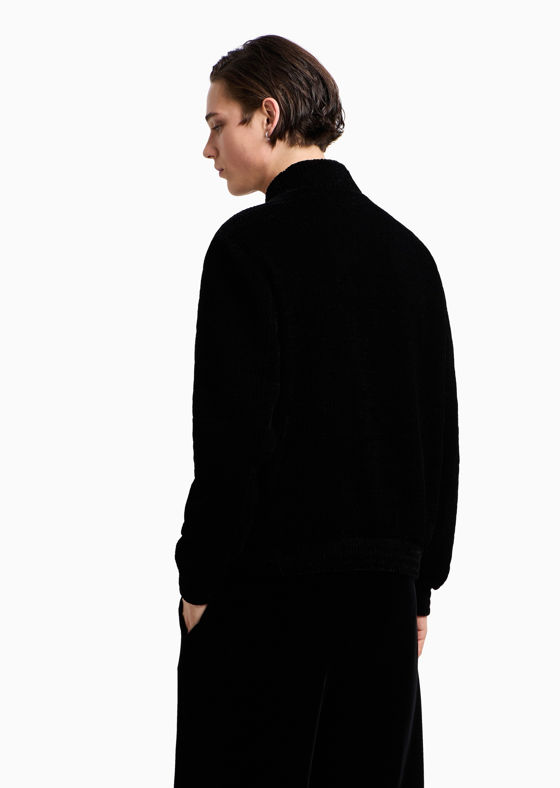 Emporio Armani 男士长袖肌理感复古商务休闲夹克外套