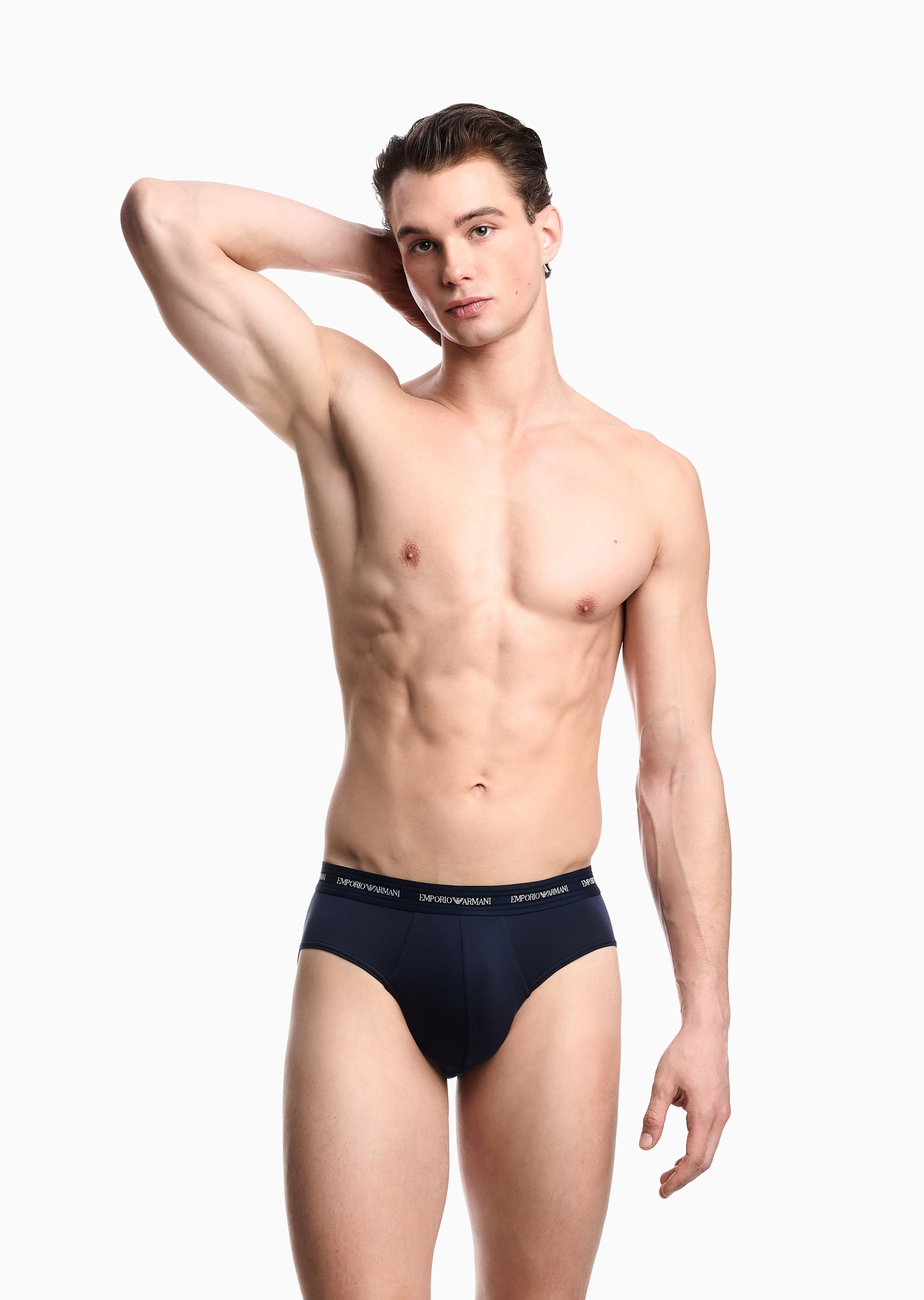 Emporio Armani 男士三角两条装性感轻奢礼物内裤套装