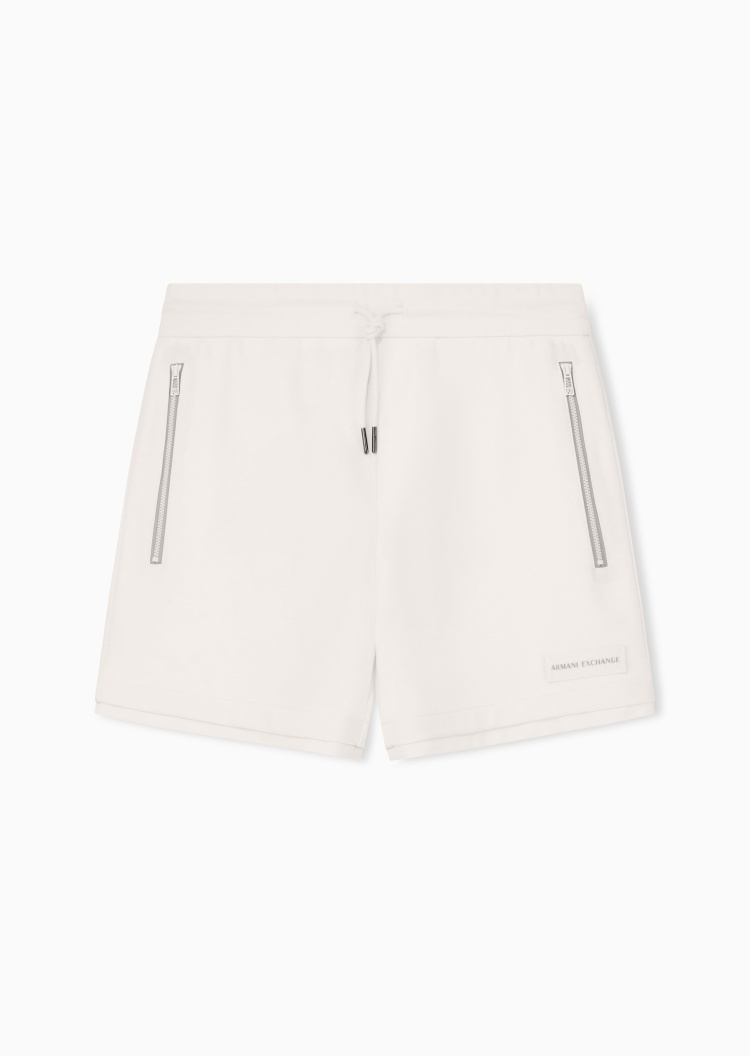 ARMANI EXCHANGE 男士系带直筒拉链口袋休闲运动短裤