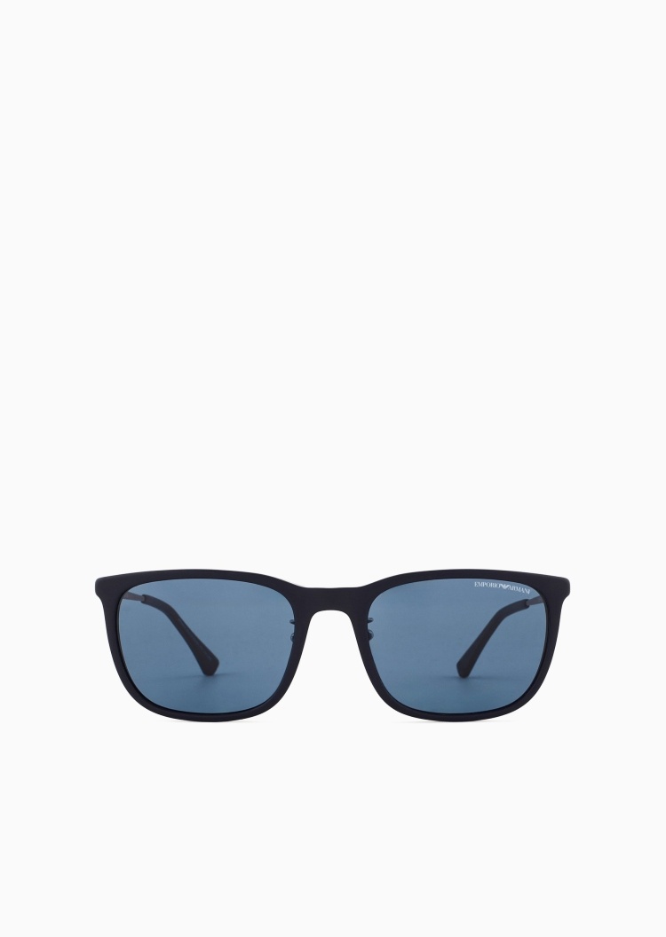 Emporio Armani 男士方形拼接镜腿简约时尚太阳眼镜