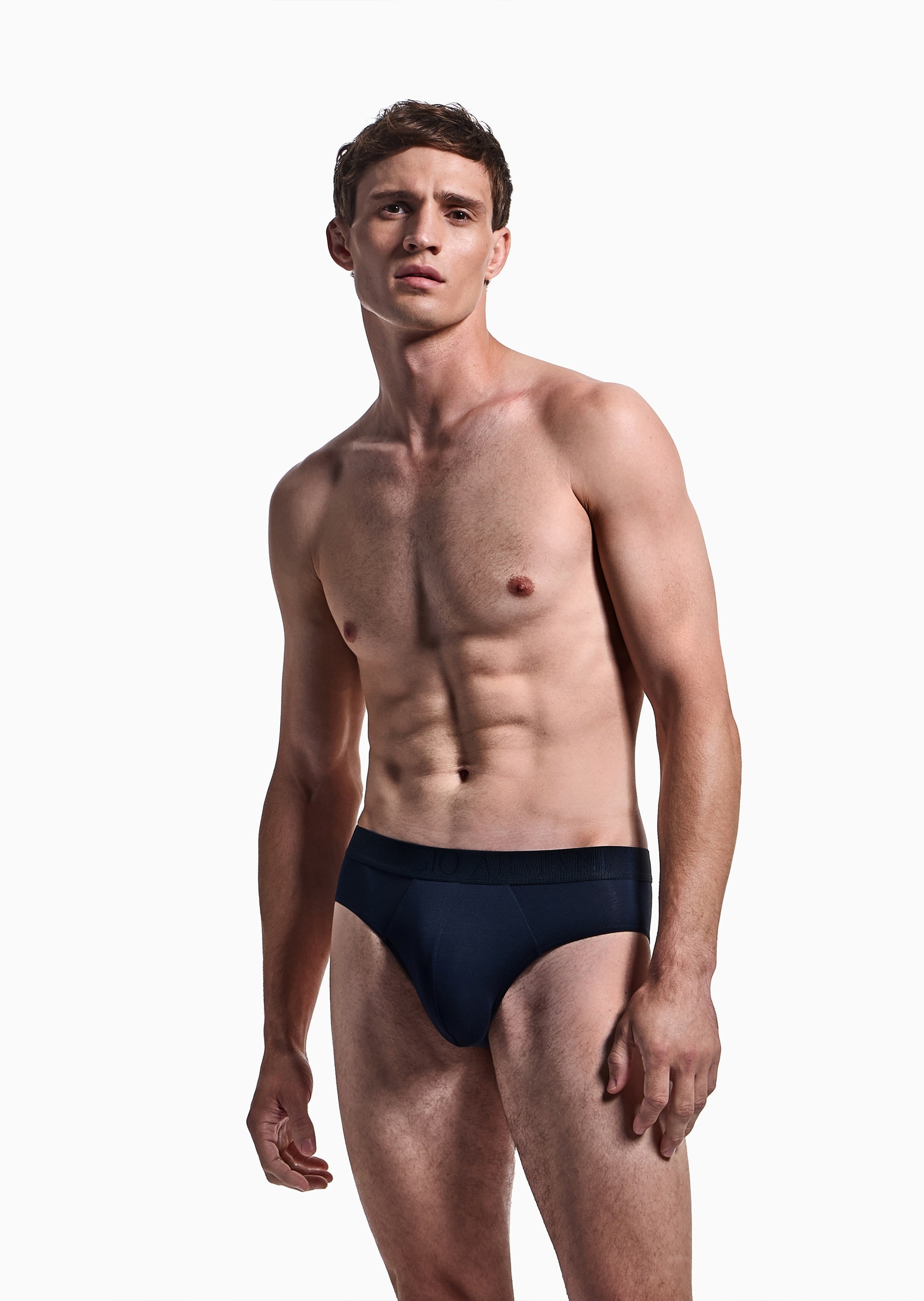 Giorgio Armani 男士三条装轻奢莫代尔性感三角内裤套装礼物