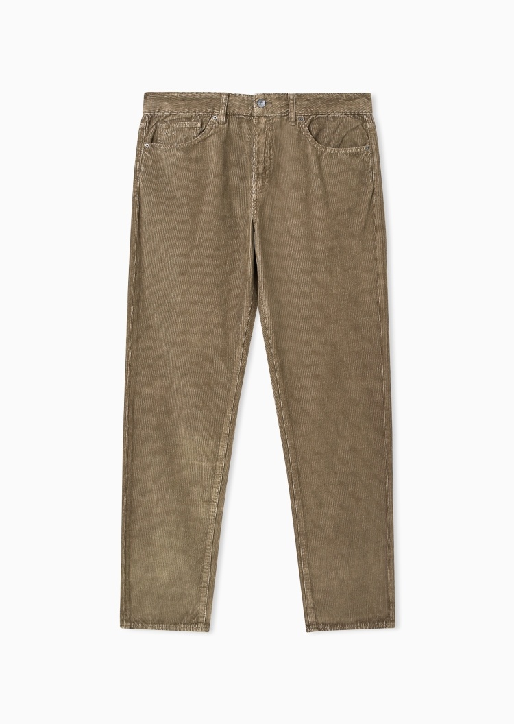 ARMANI EXCHANGE 男士低腰长款直筒做旧休闲牛仔裤