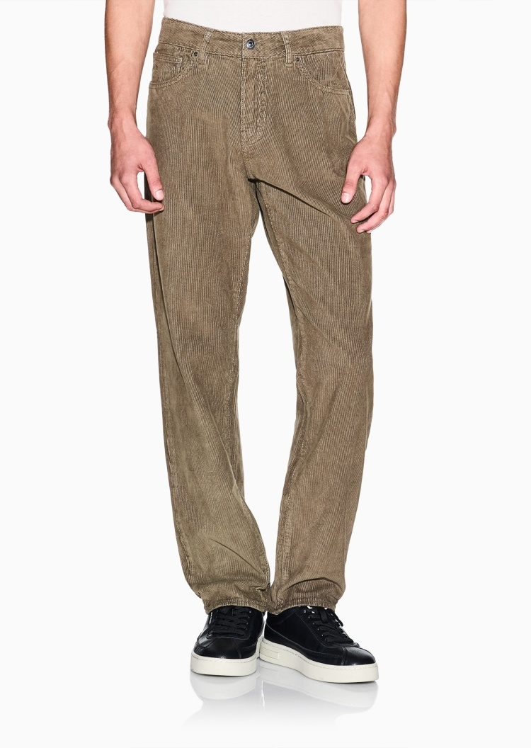 ARMANI EXCHANGE 男士低腰长款直筒做旧休闲牛仔裤