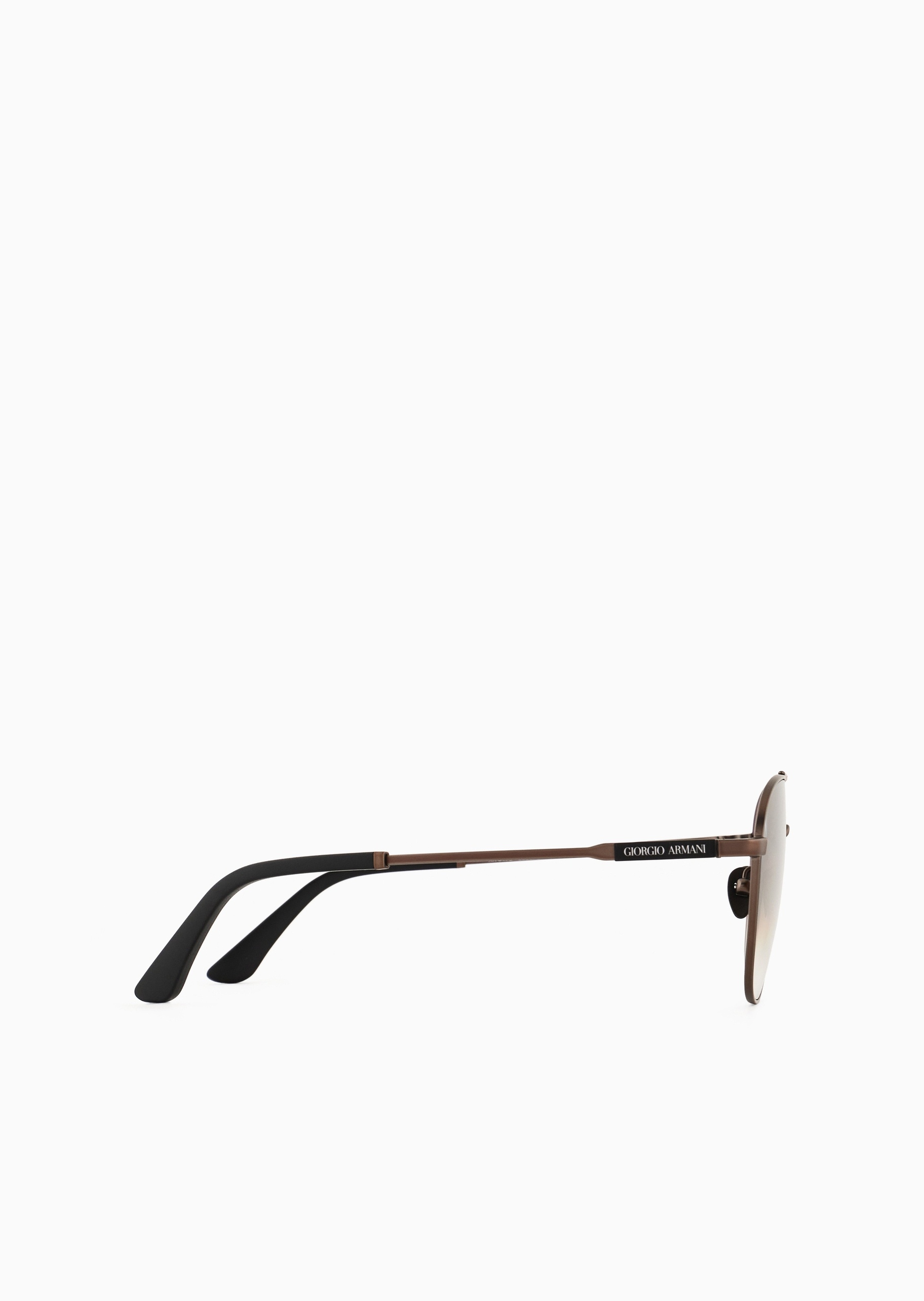 Giorgio Armani 男士飞行员形金属细框太阳眼镜