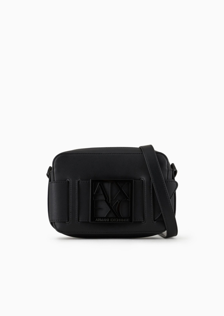 ARMANI EXCHANGE 女士镂空饰带商务休闲通勤方形单肩斜挎包