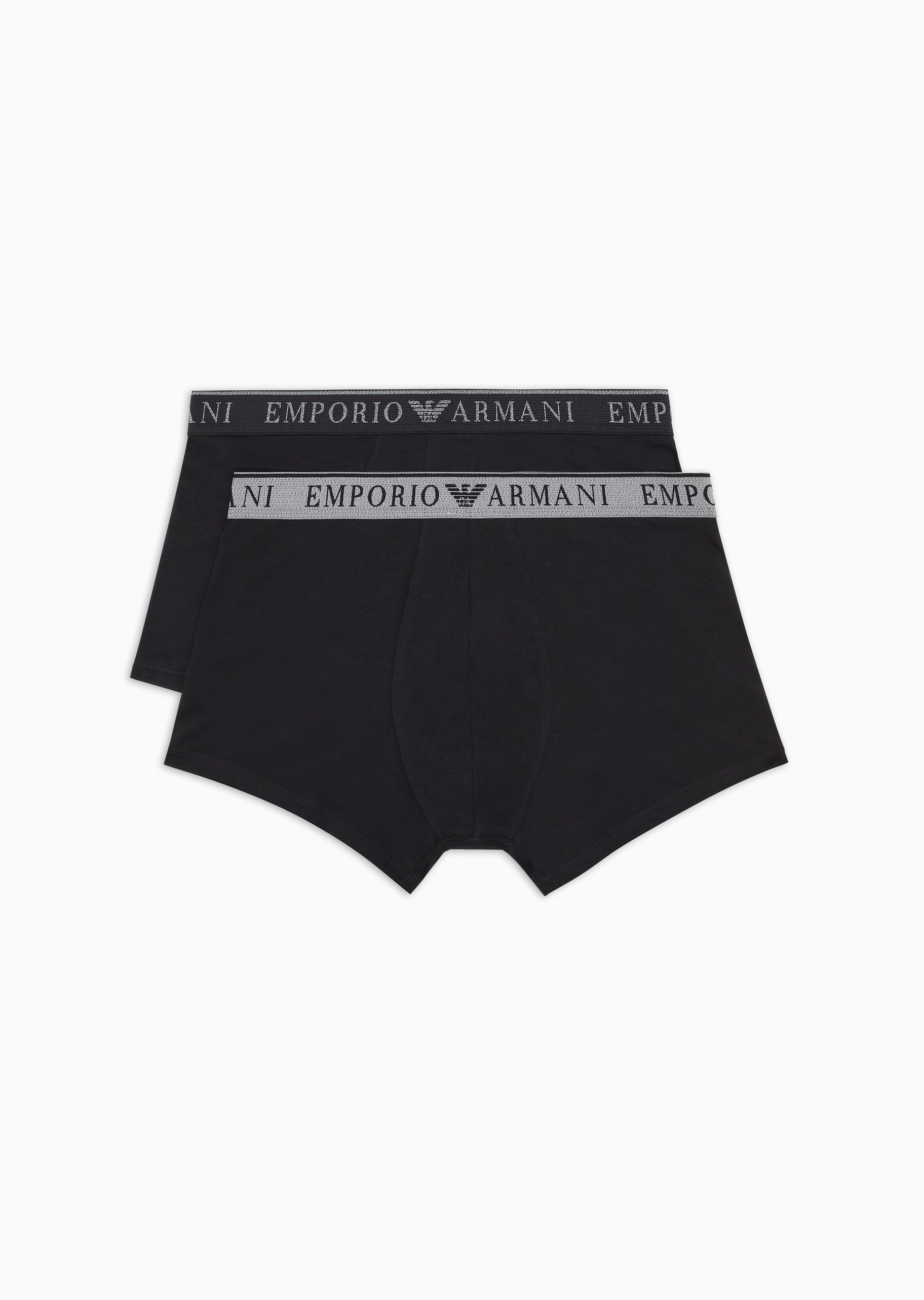 Emporio Armani 男士纯棉弹力平角两条装内裤套装