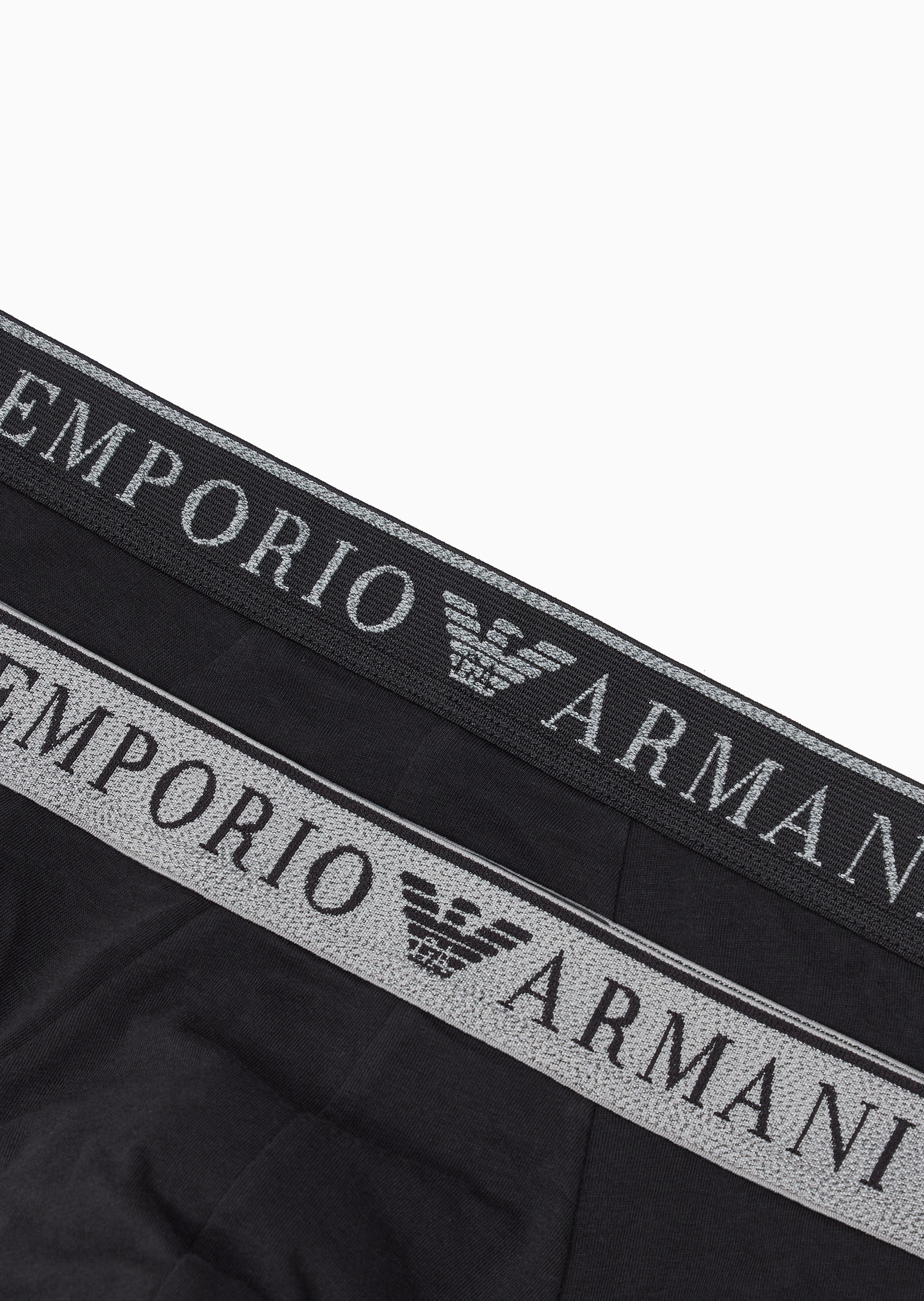 Emporio Armani 男士纯棉弹力三角两条装内裤套装