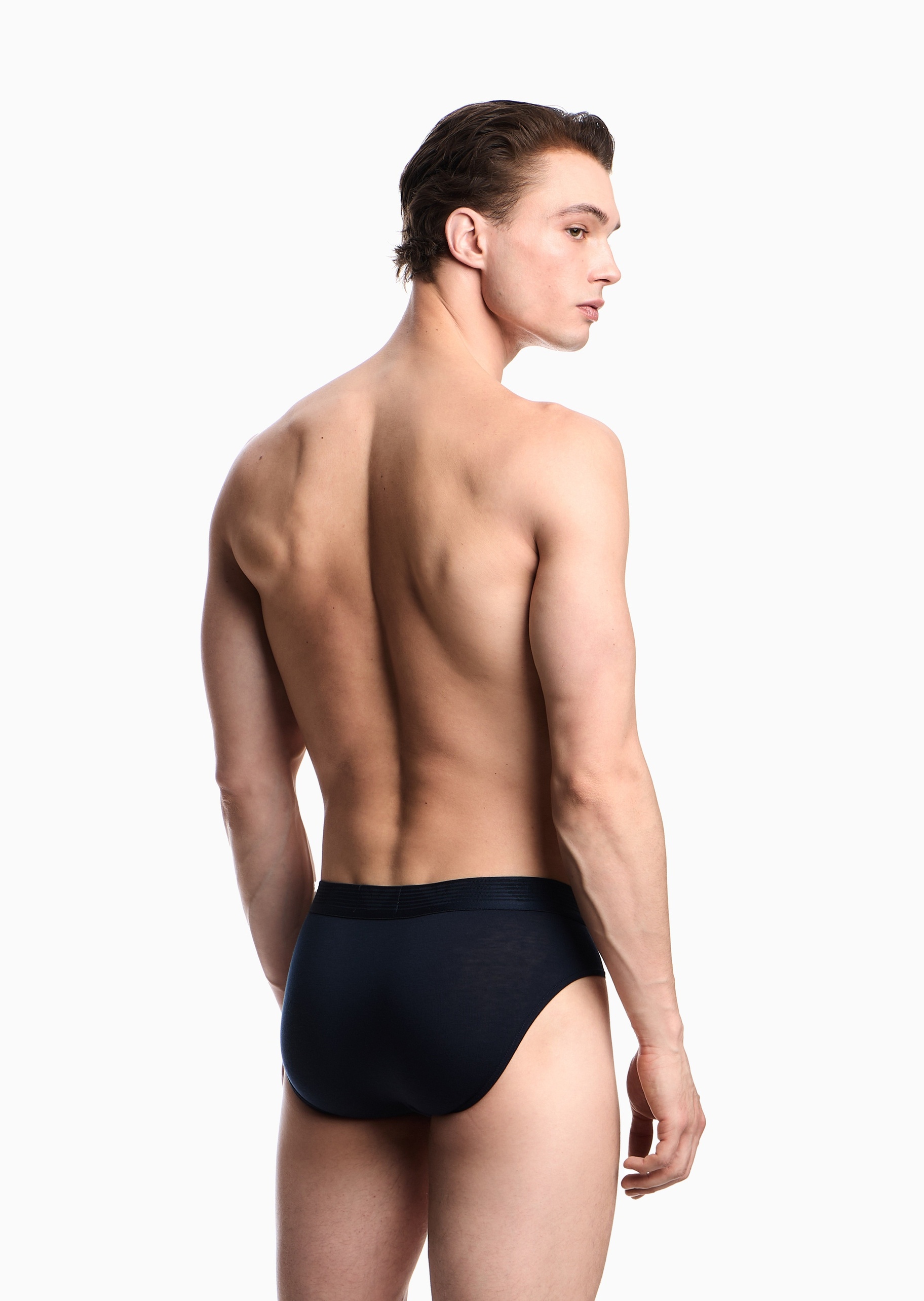 Emporio Armani 男士莱赛尔弹力三角礼物性感轻奢内裤