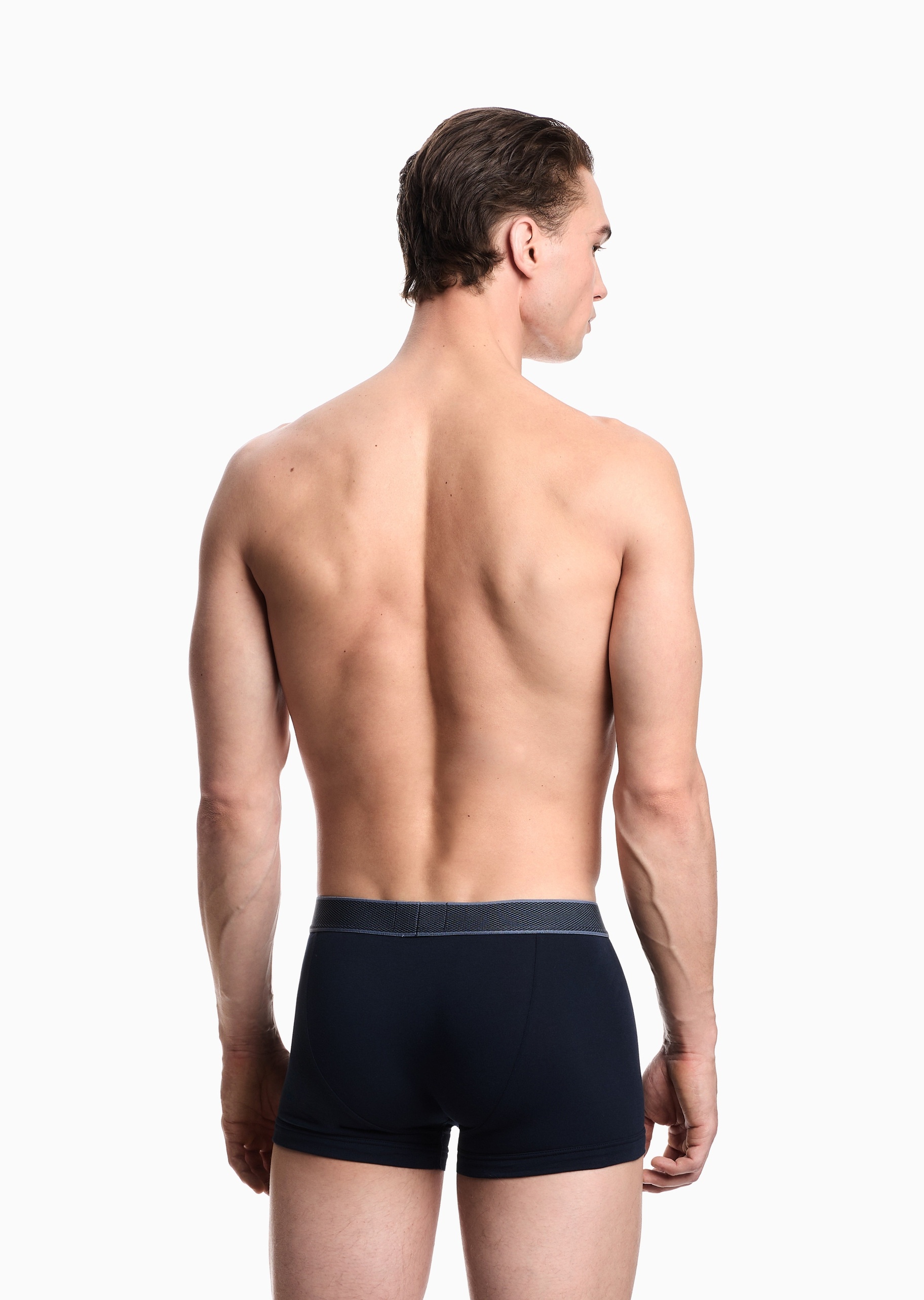 Emporio Armani 男士纯棉弹力平角礼物轻奢时尚内裤