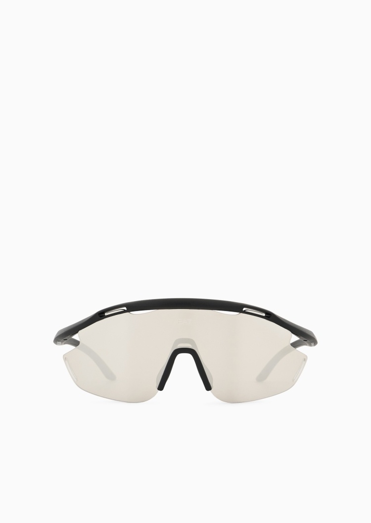 EA7 男士不规则形双镜片运动太阳眼镜