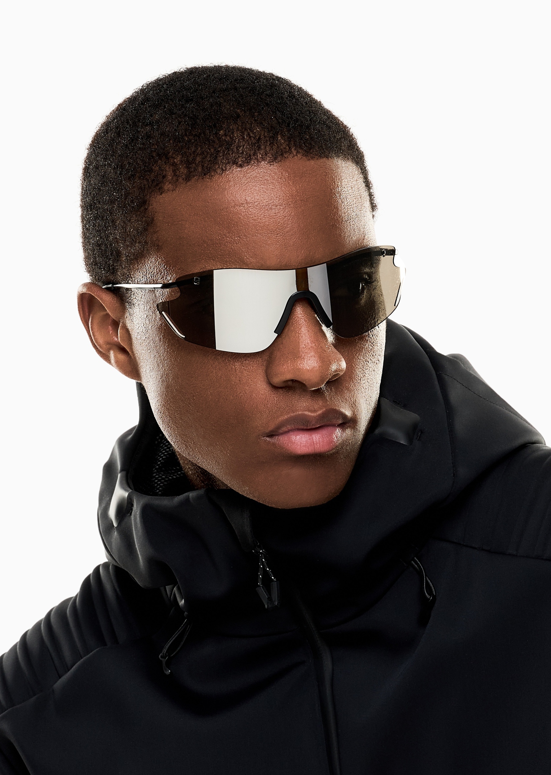 EA7 男士不规则形运动时尚潮流太阳眼镜