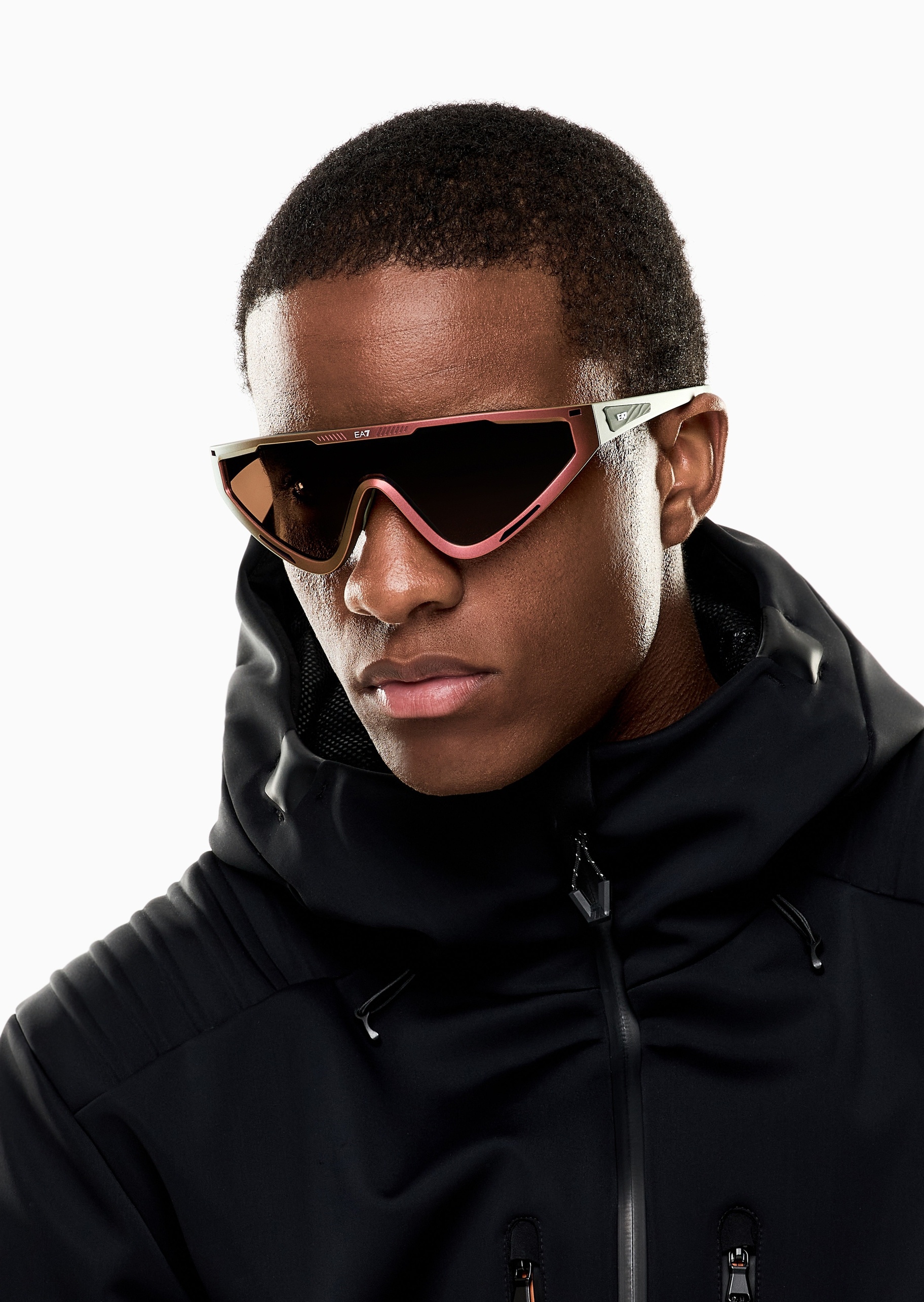 EA7 男士不规则形运动潮流个性太阳眼镜
