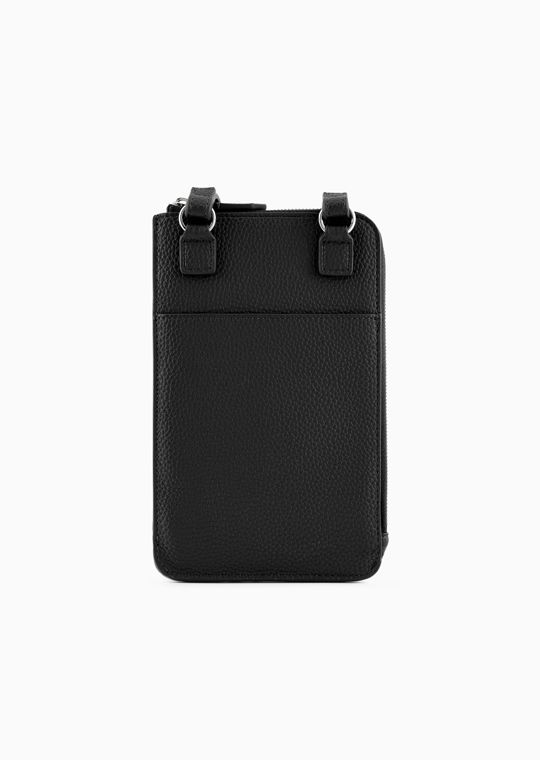 Emporio Armani 女士迷你长款多卡位可调节挂脖斜挎手机包
