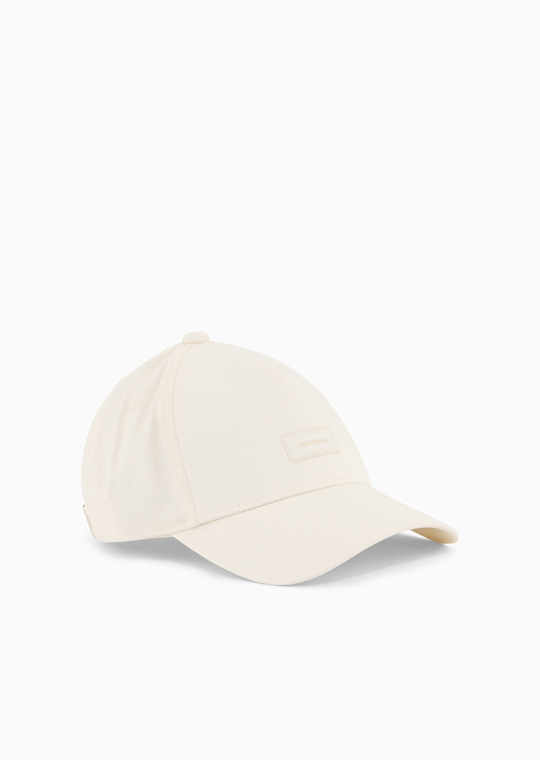 ARMANI EXCHANGE 女士纯棉卡扣圆顶弯檐徽标贴片棒球帽