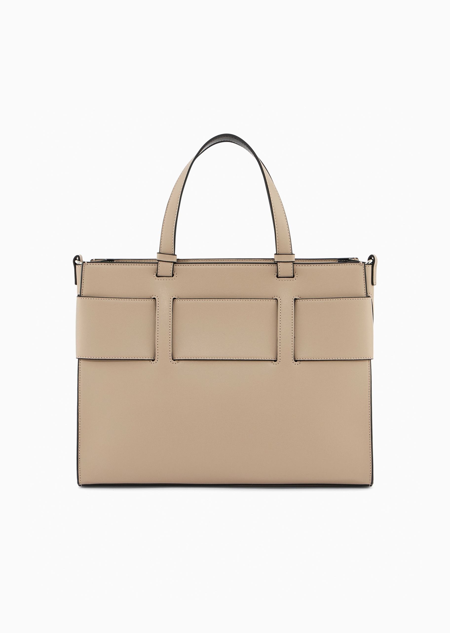 ARMANI EXCHANGE 女士拉链可拆肩带商务休闲手提斜挎托特包