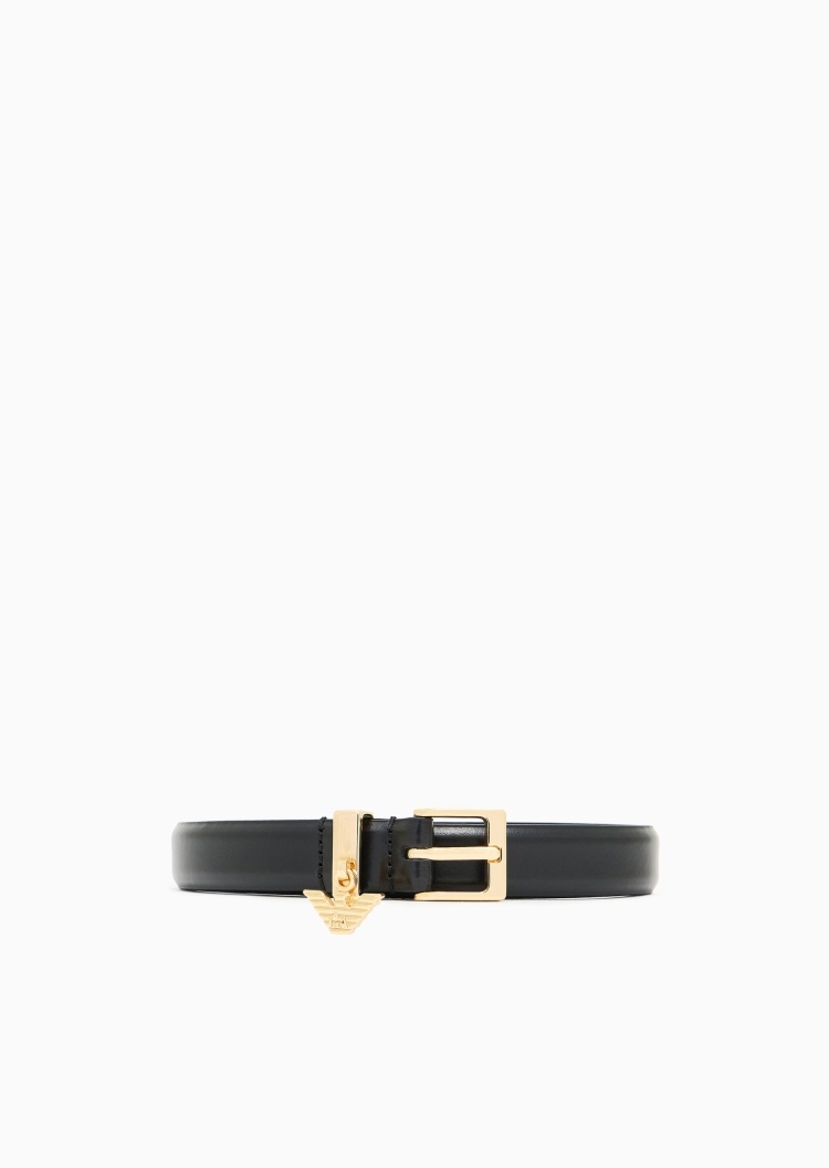Emporio Armani 女士老钱风商务通勤方形针扣腰带礼物