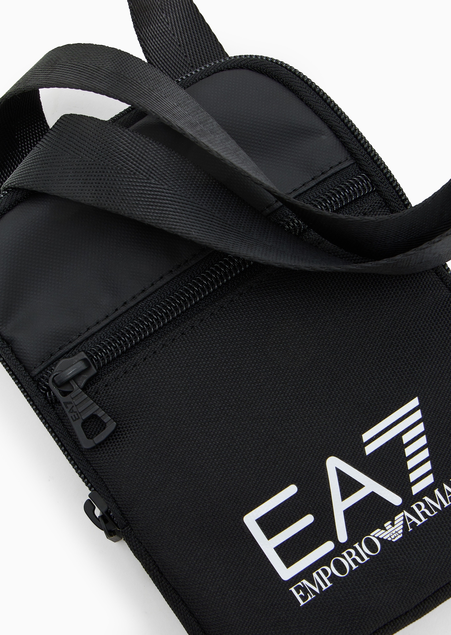 EA7 男女同款拉链长方形可调节单肩斜挎包