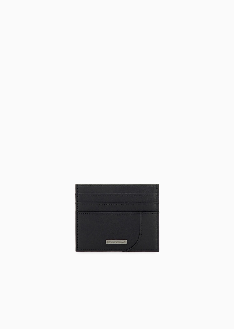 Emporio Armani 男士牛皮革多卡位轻便轻薄卡包证件收纳包