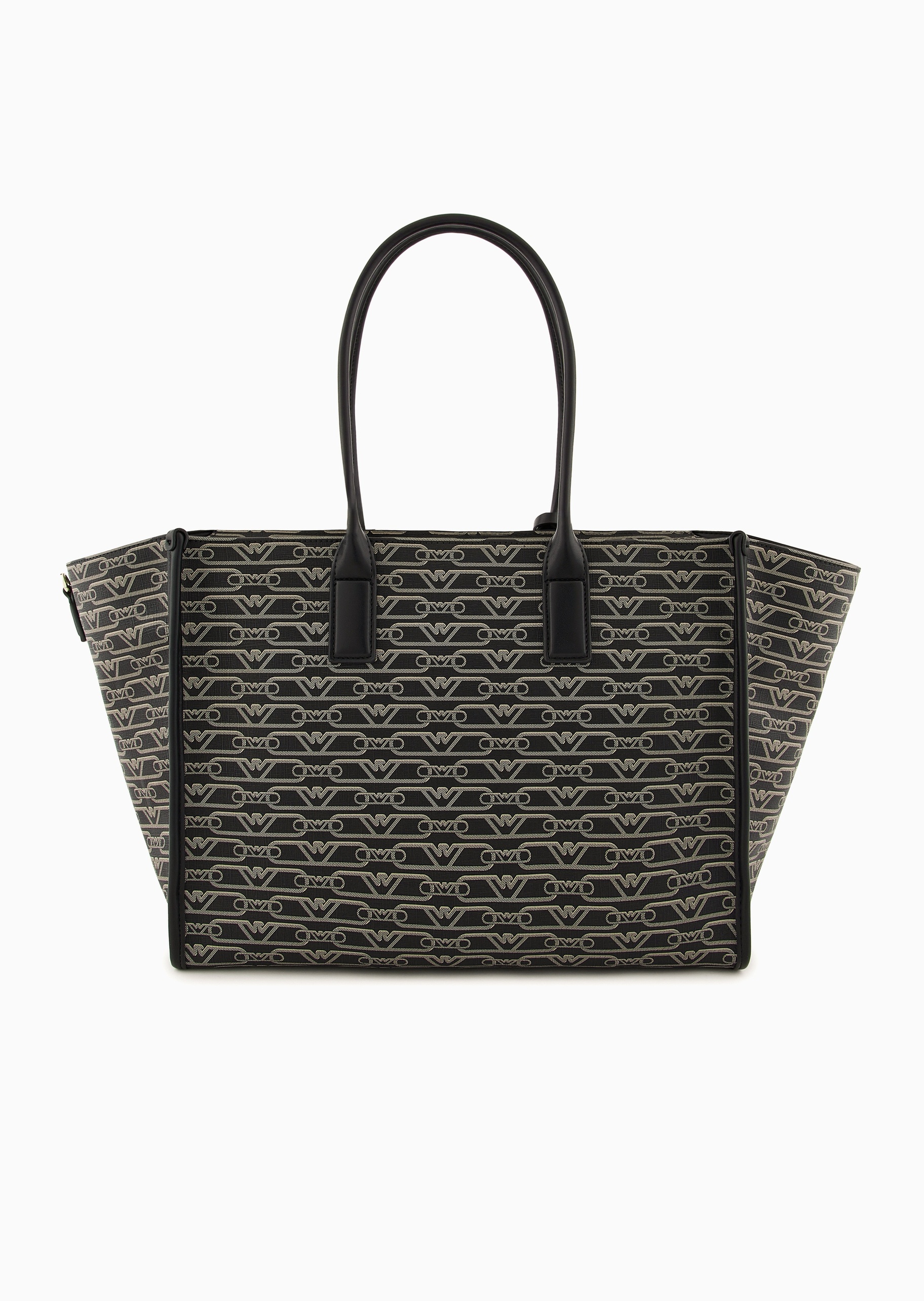 Emporio Armani 女士大容量可拆肩带老花手提斜挎托特包