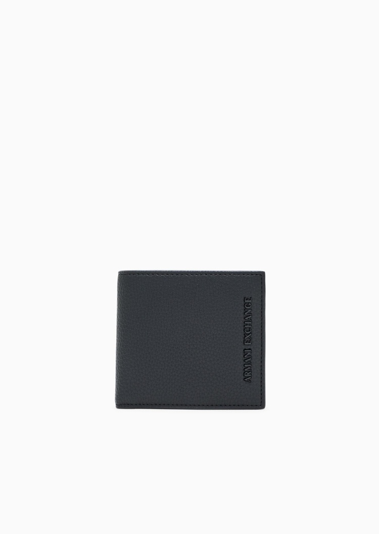 ARMANI EXCHANGE 男士对折短款多卡位翻盖内袋手拿钱包