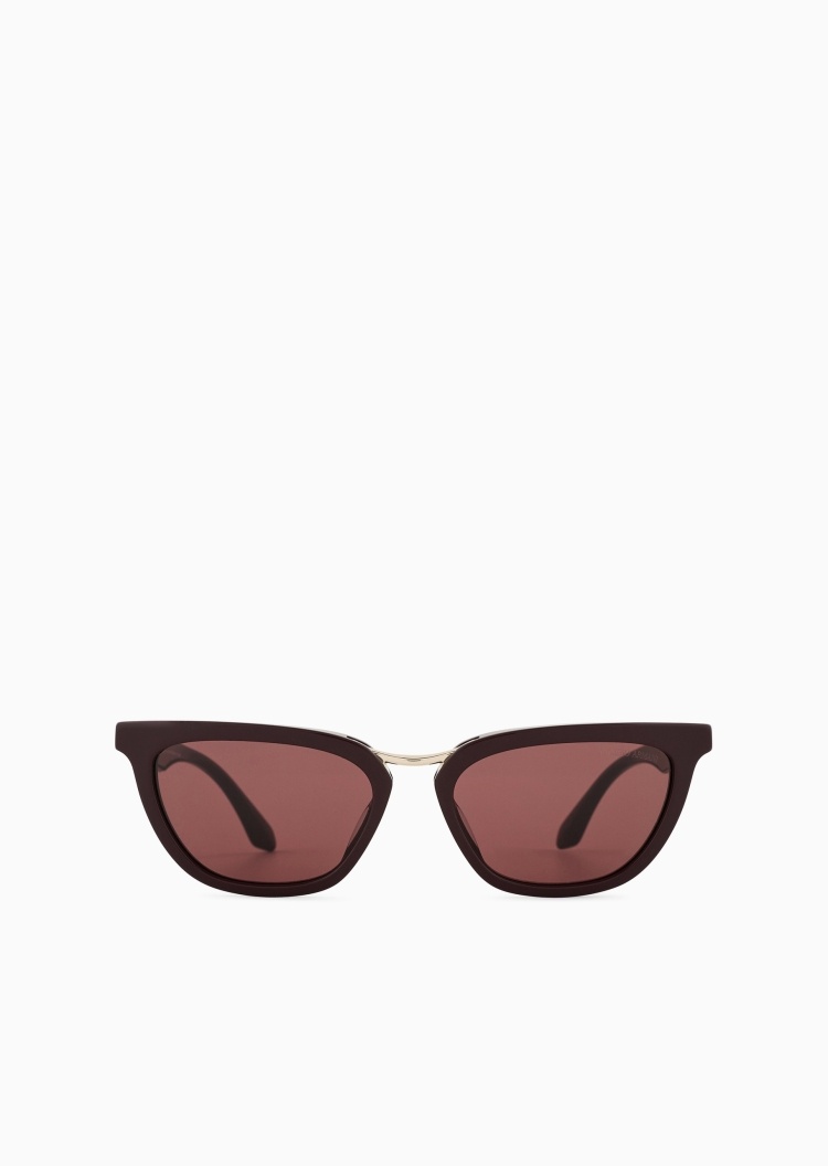 Giorgio Armani 女士蝴蝶形一体鼻托摩登潮流太阳眼镜