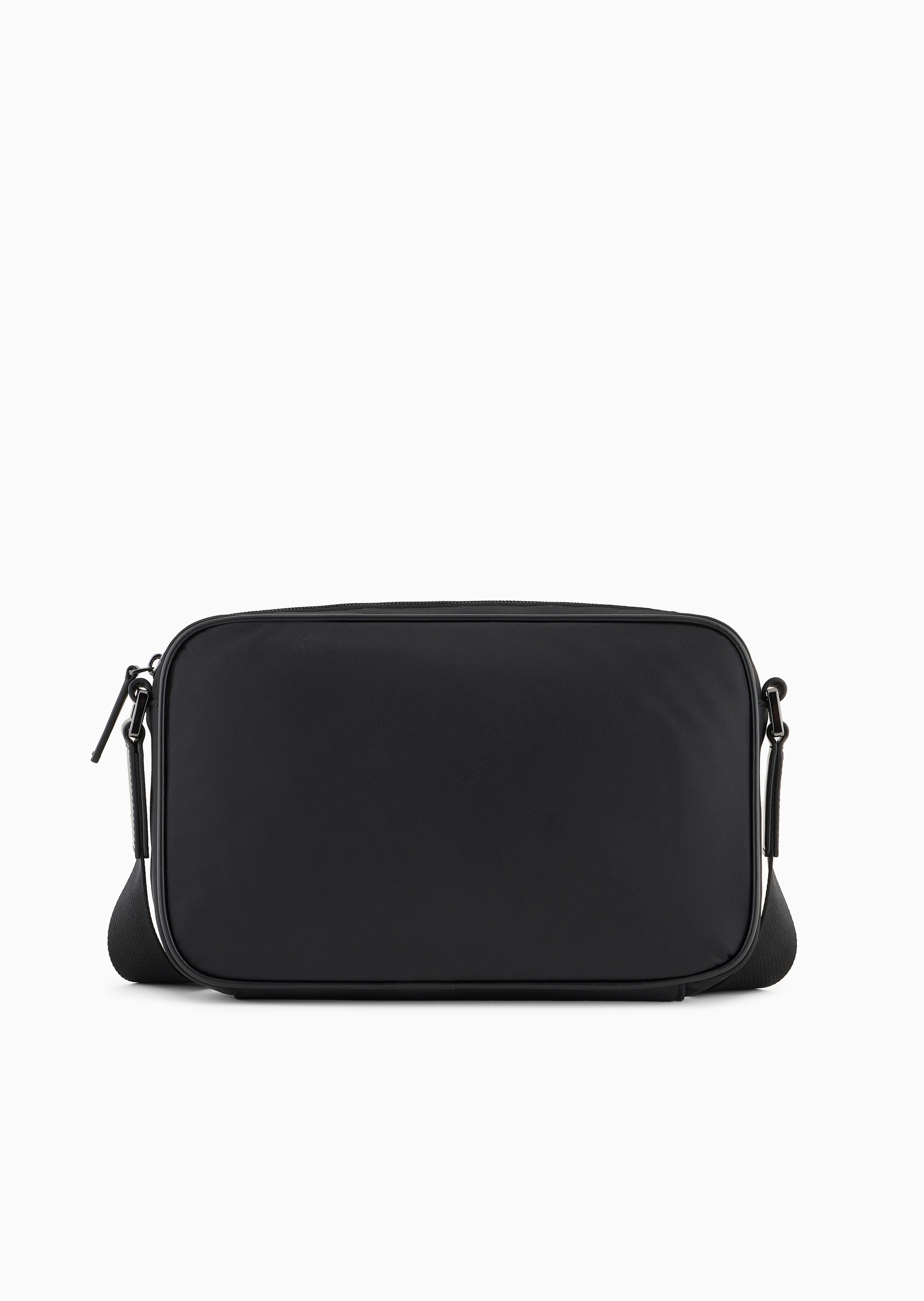 Emporio Armani 男士拉链横款可调节肩带单肩斜挎包