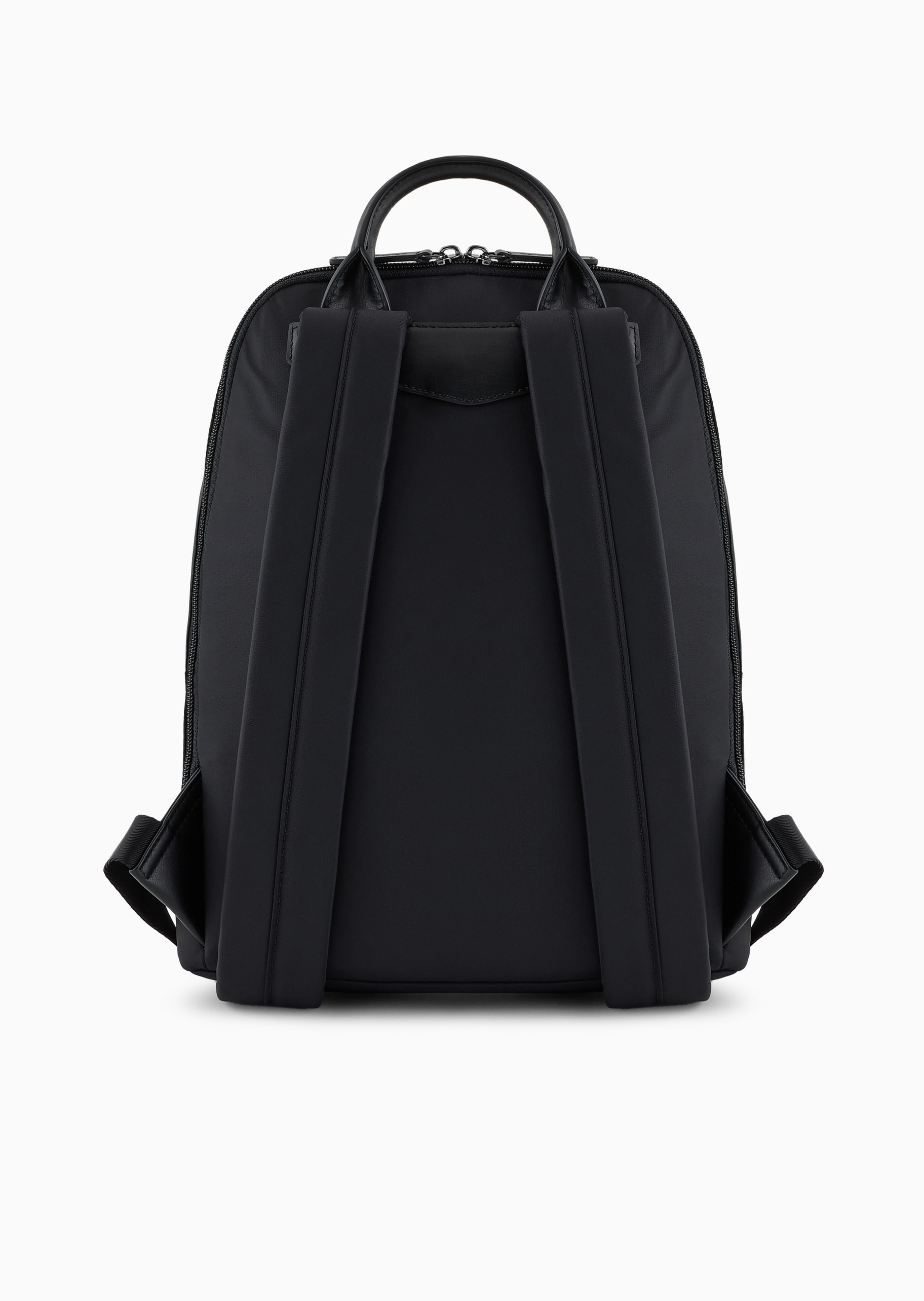 Emporio Armani 男士中号拉链圆形可调节肩带手提双肩包