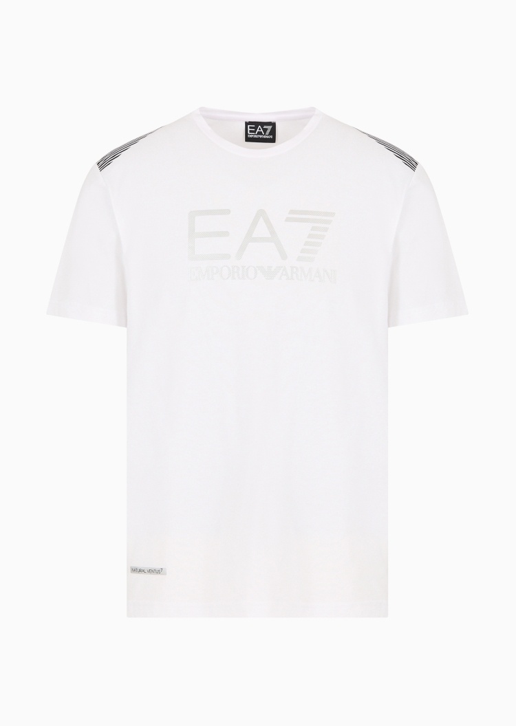EA7 男士VENTUS 7弹力合身短袖健身T恤