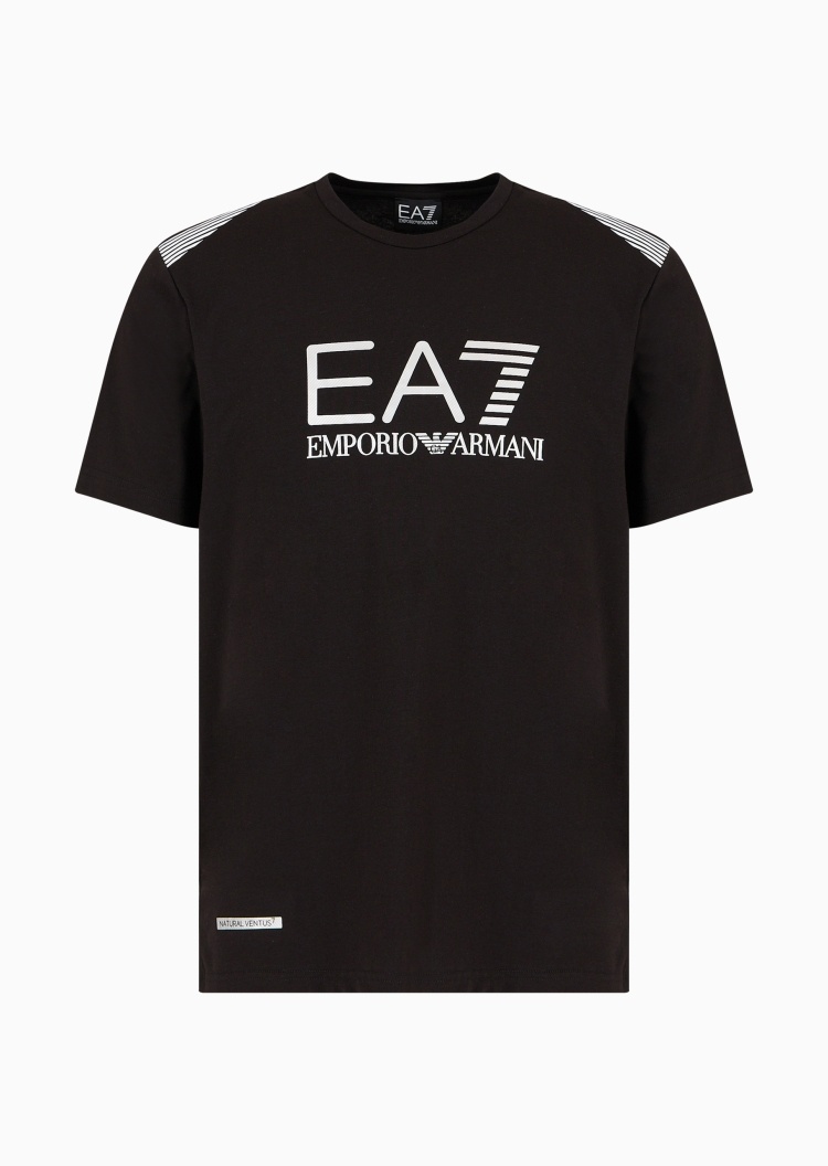 EA7 男士VENTUS 7弹力合身短袖健身T恤