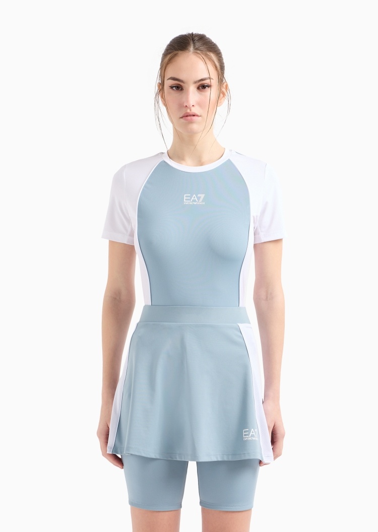 EA7 女士VENTUS 7弹力短款网球半身裙