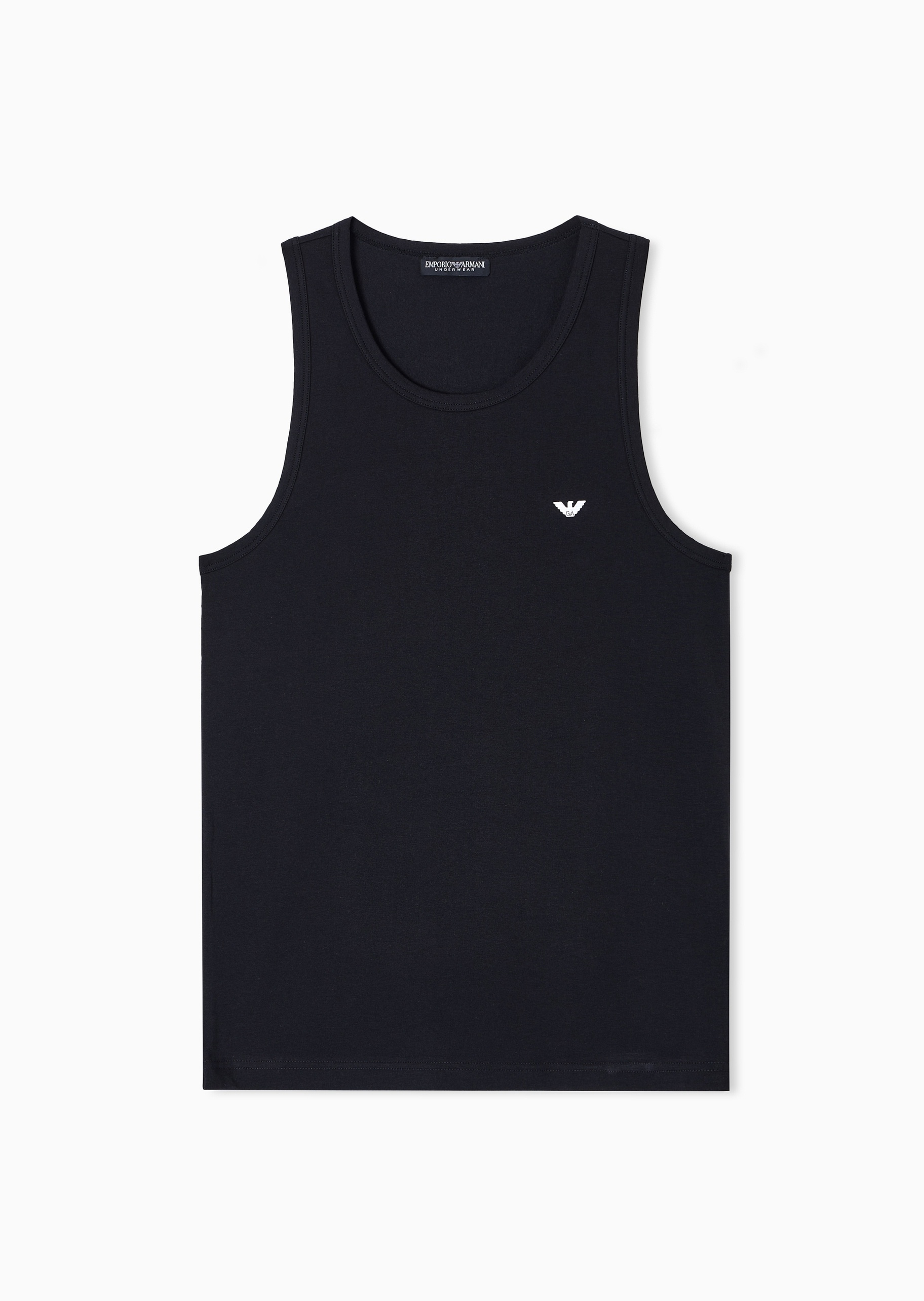 Emporio Armani 男士纯棉圆领休闲简约亲肤背心家居睡衣