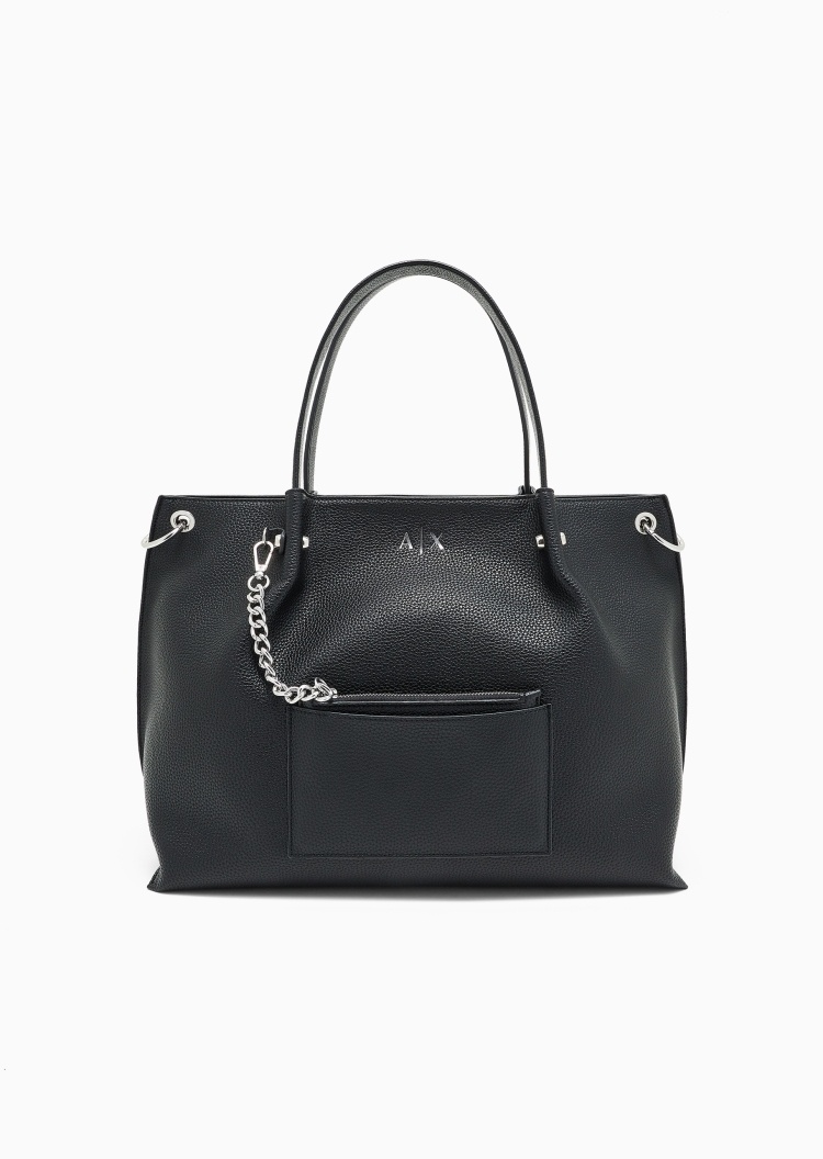 ARMANI EXCHANGE 女士拉链可拆肩带手提单肩斜挎托特包
