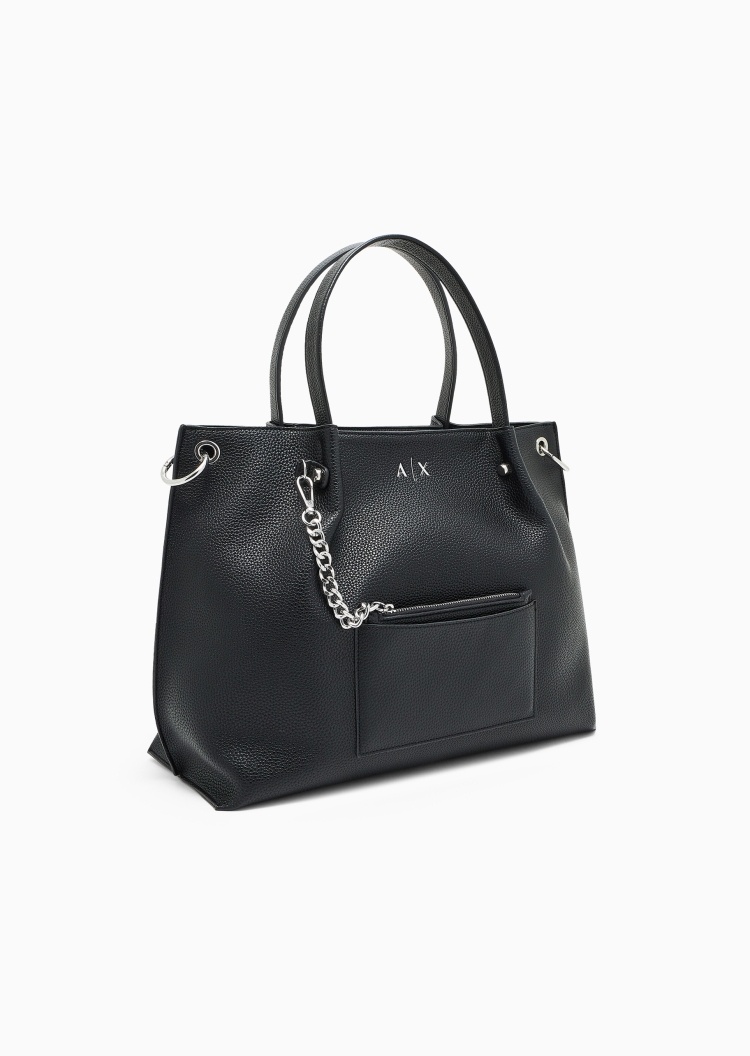 ARMANI EXCHANGE 女士拉链可拆肩带手提单肩斜挎托特包