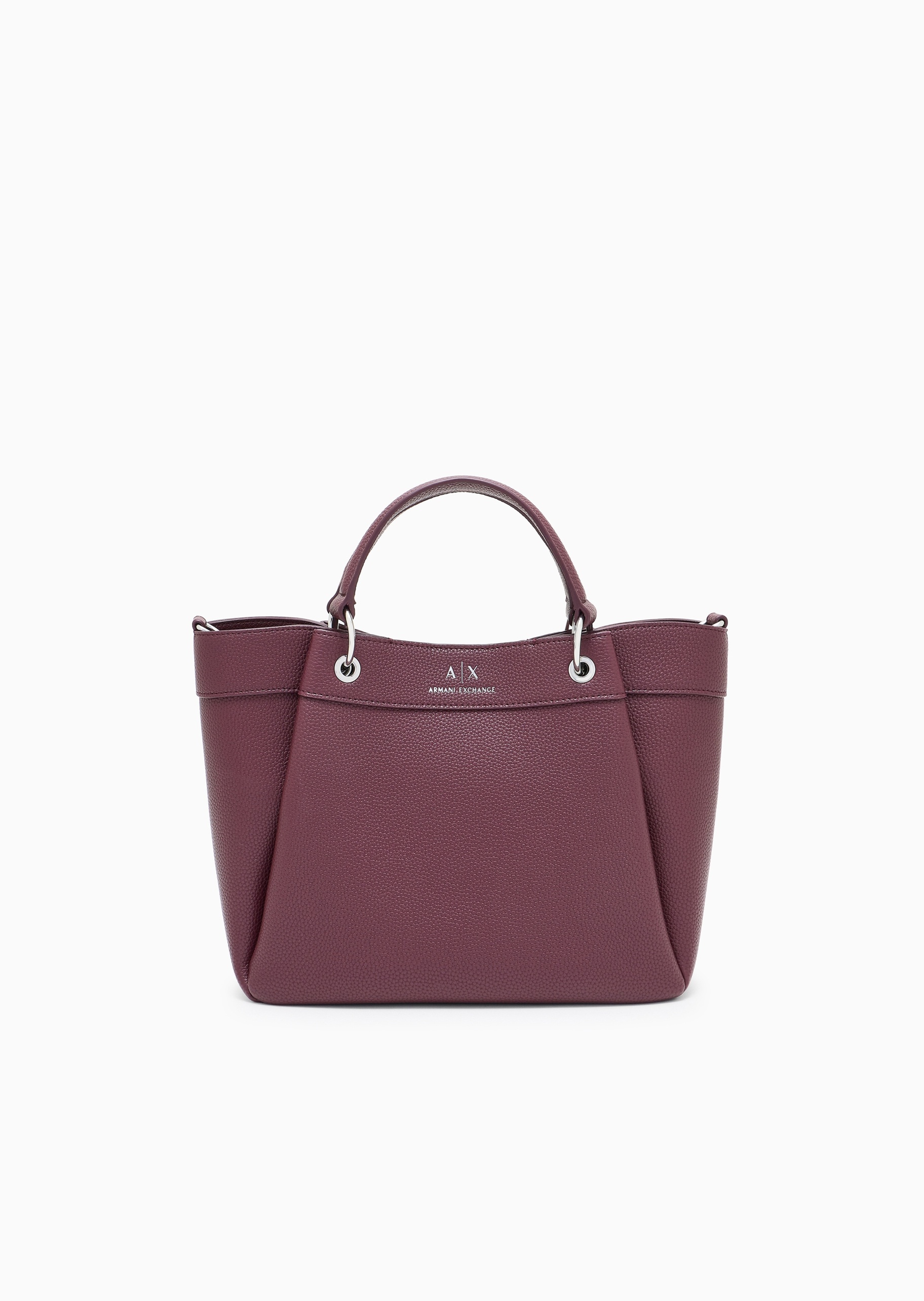 ARMANI EXCHANGE 女士中号磁扣可拆肩带手提斜挎托特包