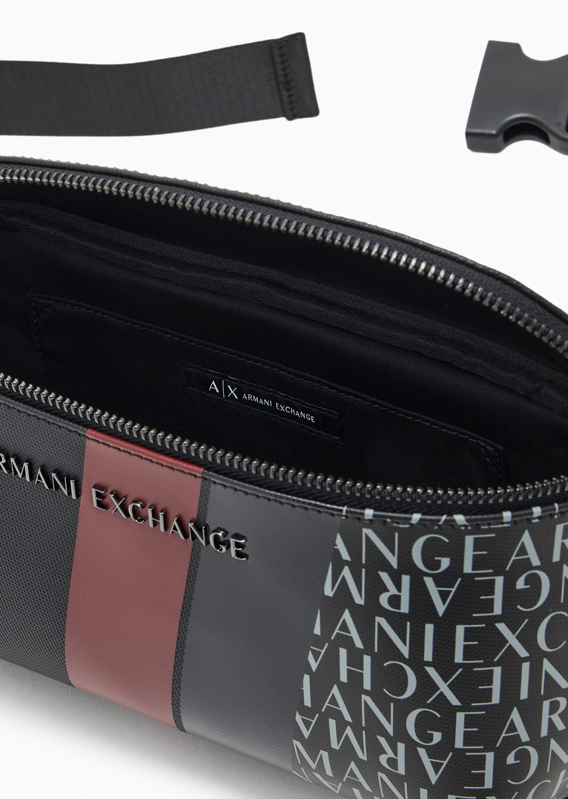 ARMANI EXCHANGE 男士复古运动风休闲通勤单肩胸包腰包