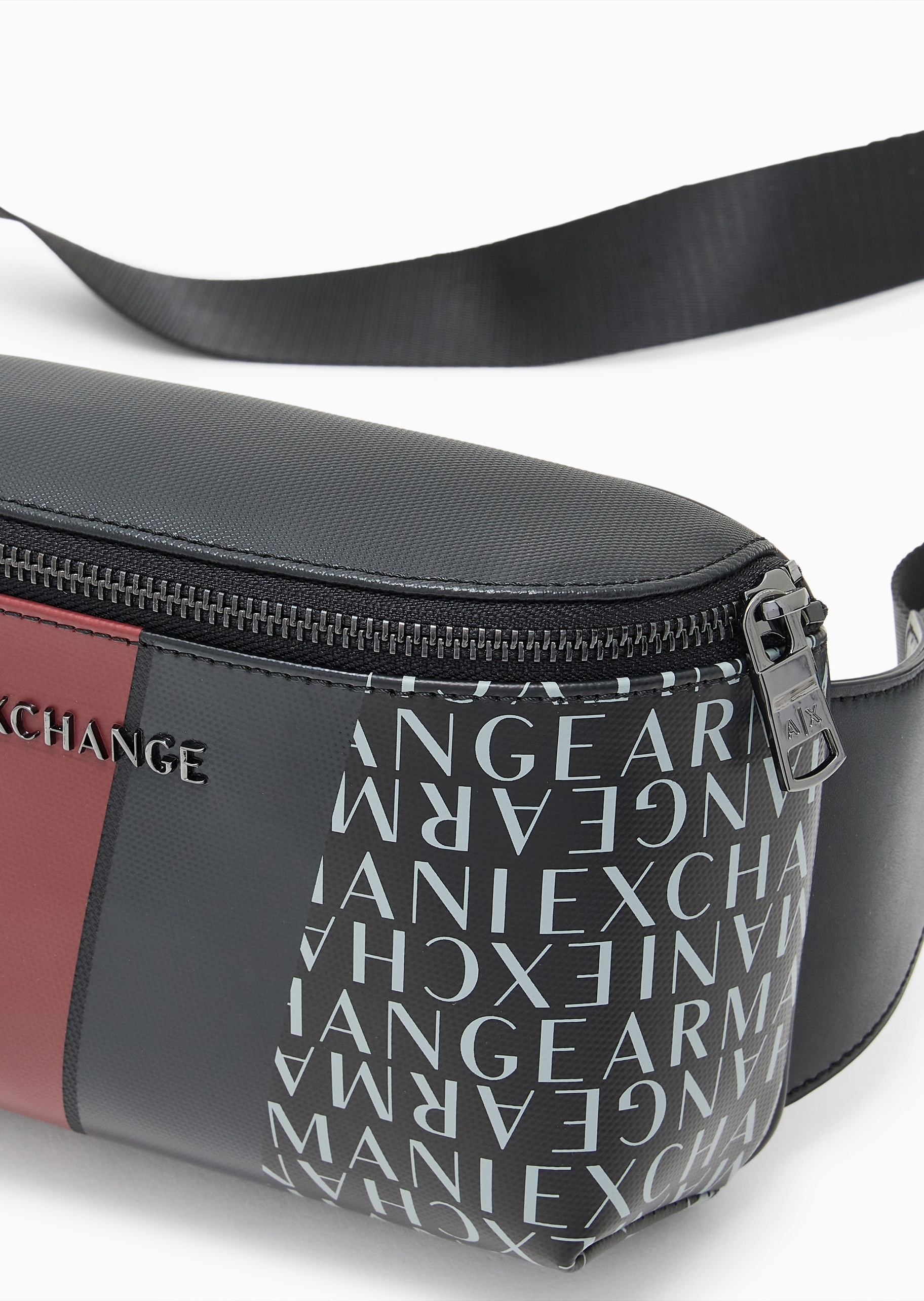 ARMANI EXCHANGE 男士复古运动风休闲通勤单肩胸包腰包