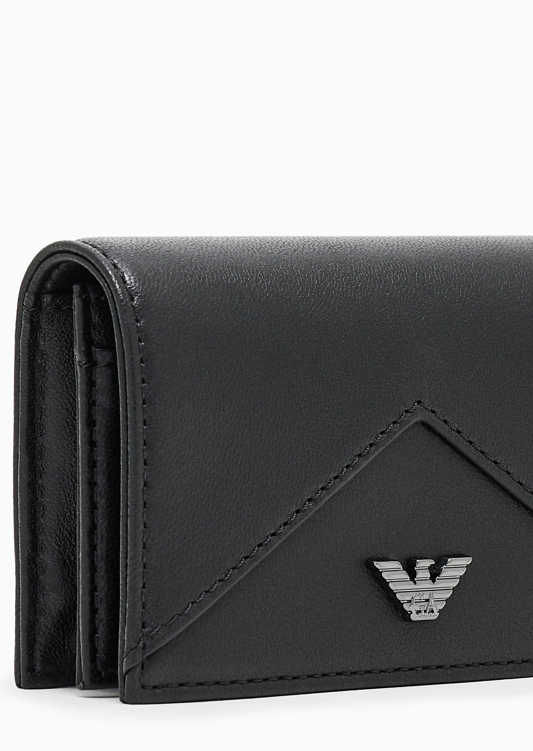 Emporio Armani 男士羊皮革多卡位钱包证件收纳包